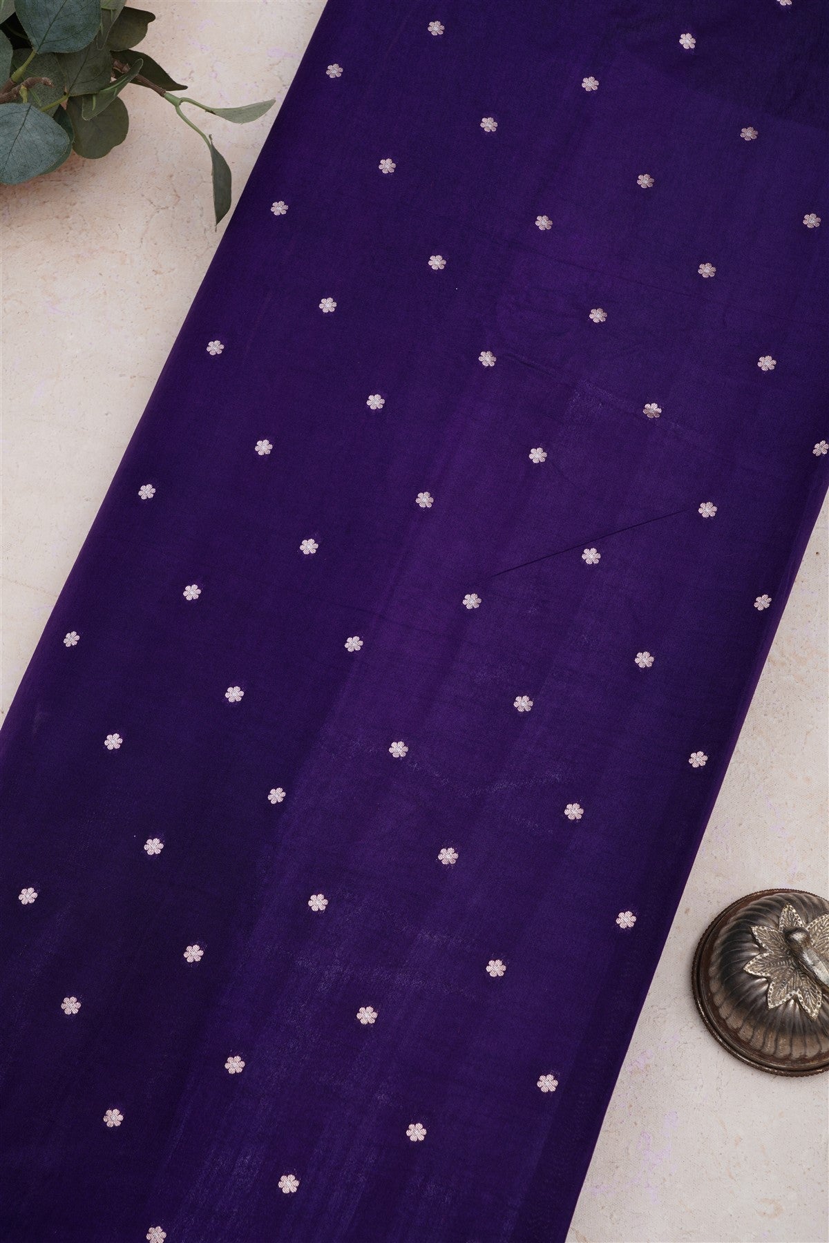 Banarasi Pashmina Dark Blue Saree