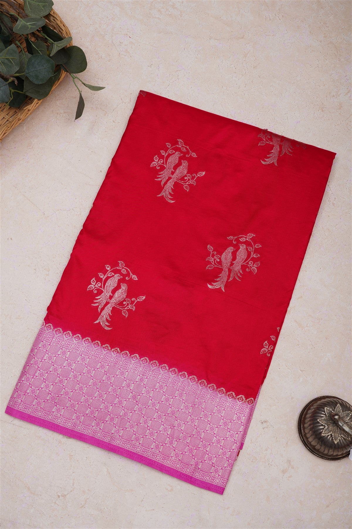 Banarasi Silk Pink Saree