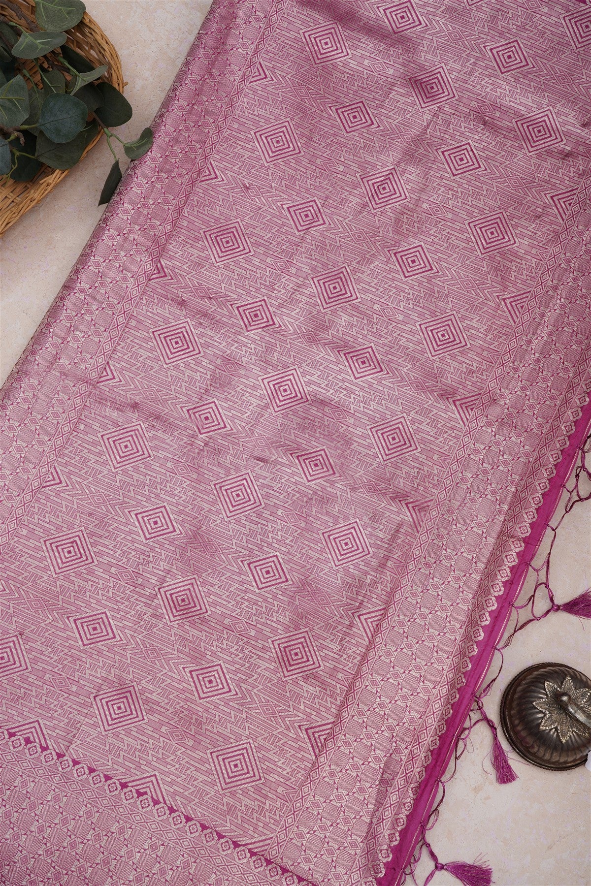 Banarasi Silk Purple Saree
