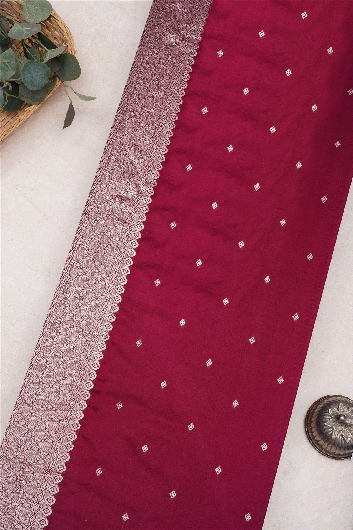 Banarasi Silk Purple Saree