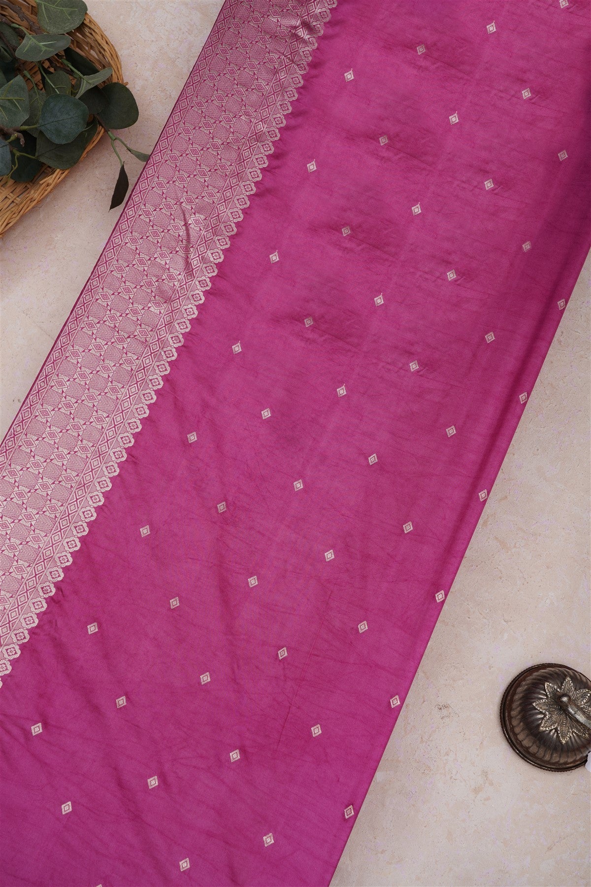 Banarasi Silk Purple Saree