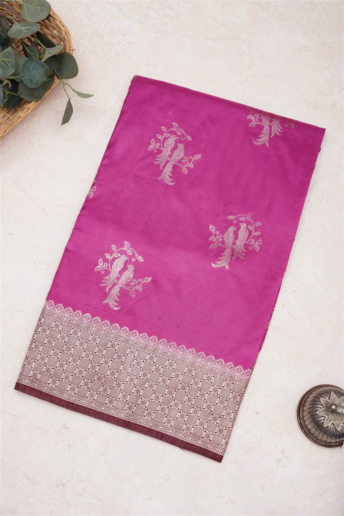 Banarasi Silk Purple Saree