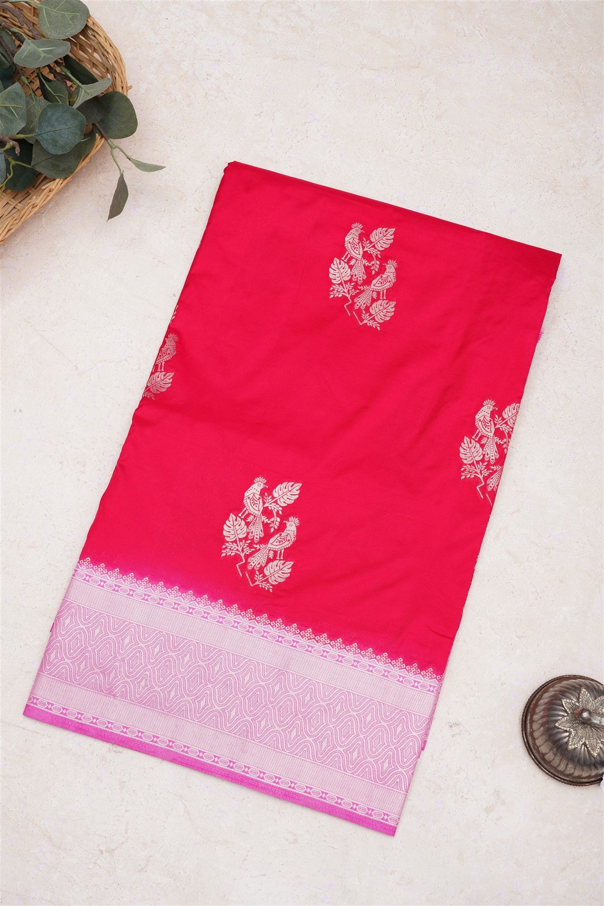 Banarasi Silk Pink Saree