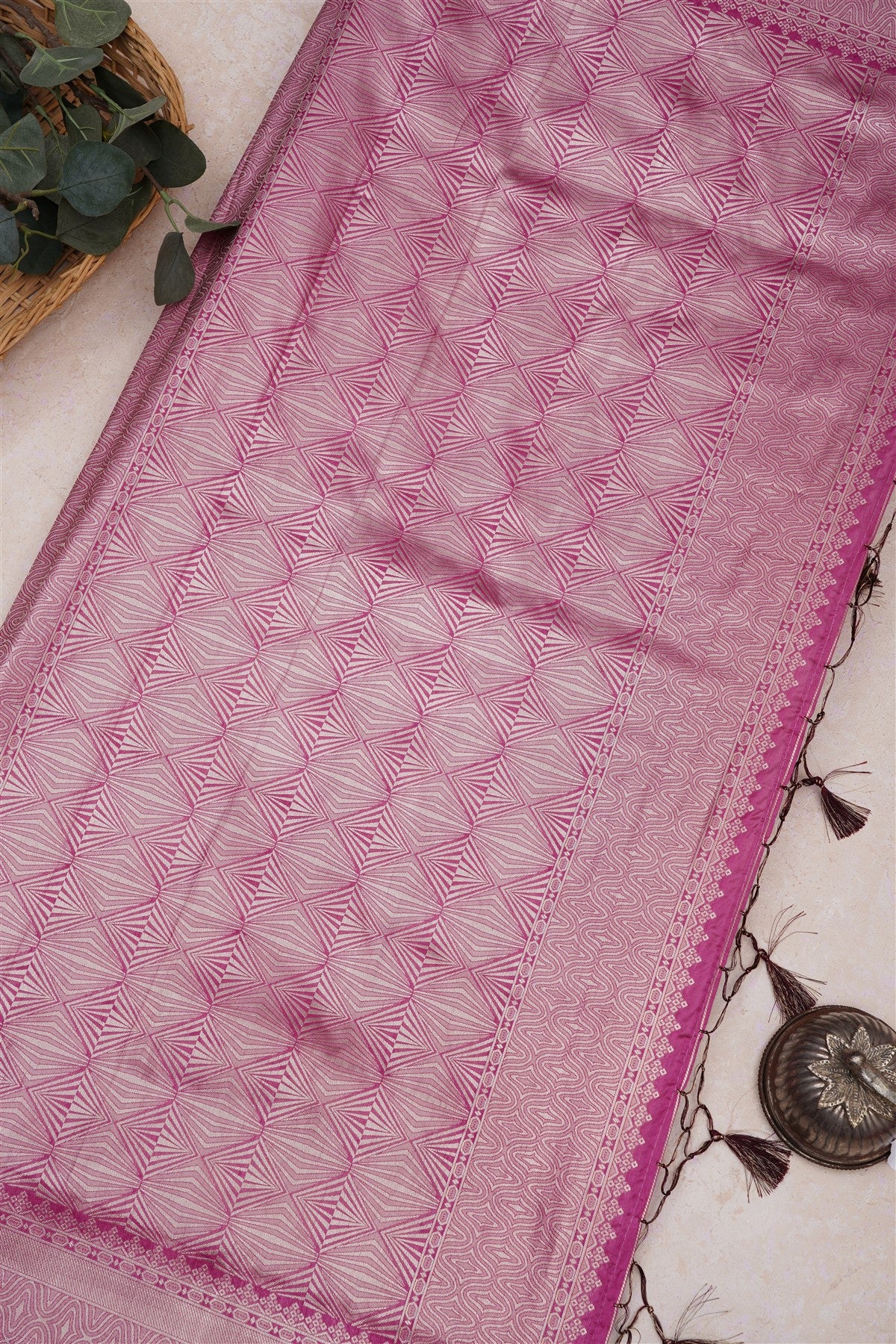 Banarasi Silk Purple Saree