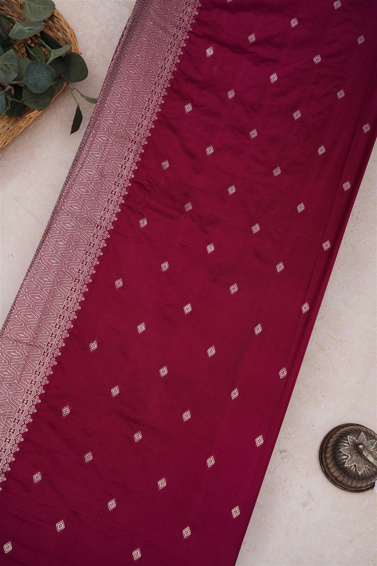 Banarasi Silk Purple Saree
