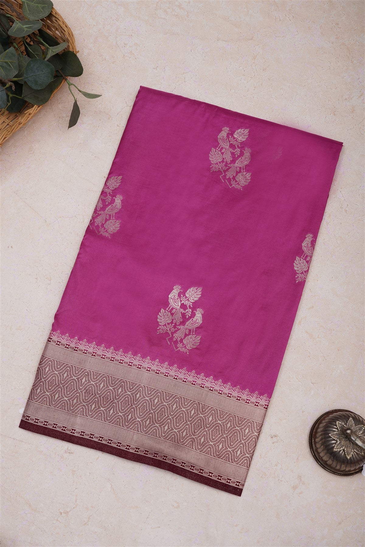 Banarasi Silk Purple Saree