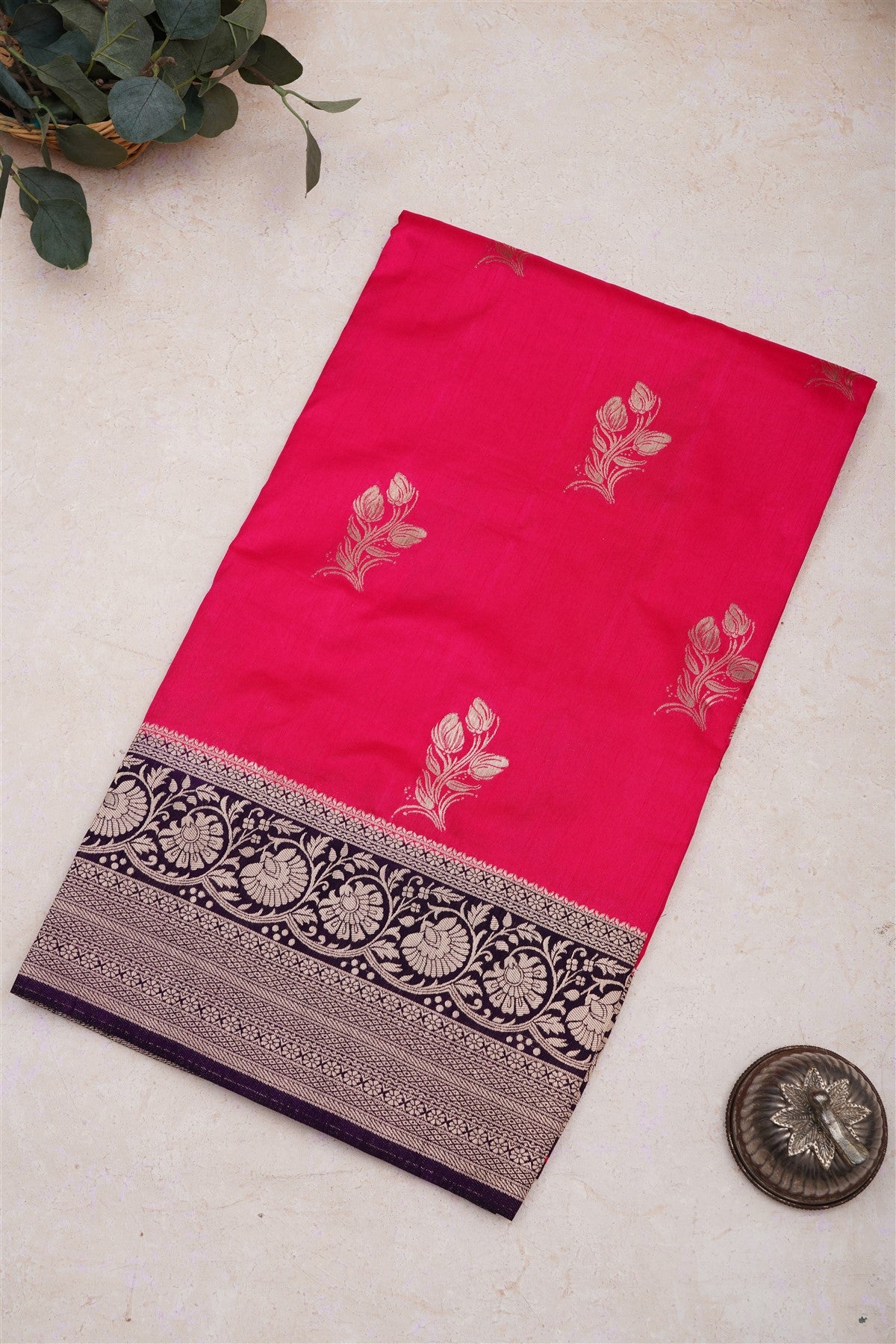 Banarasi Silk Pink Saree