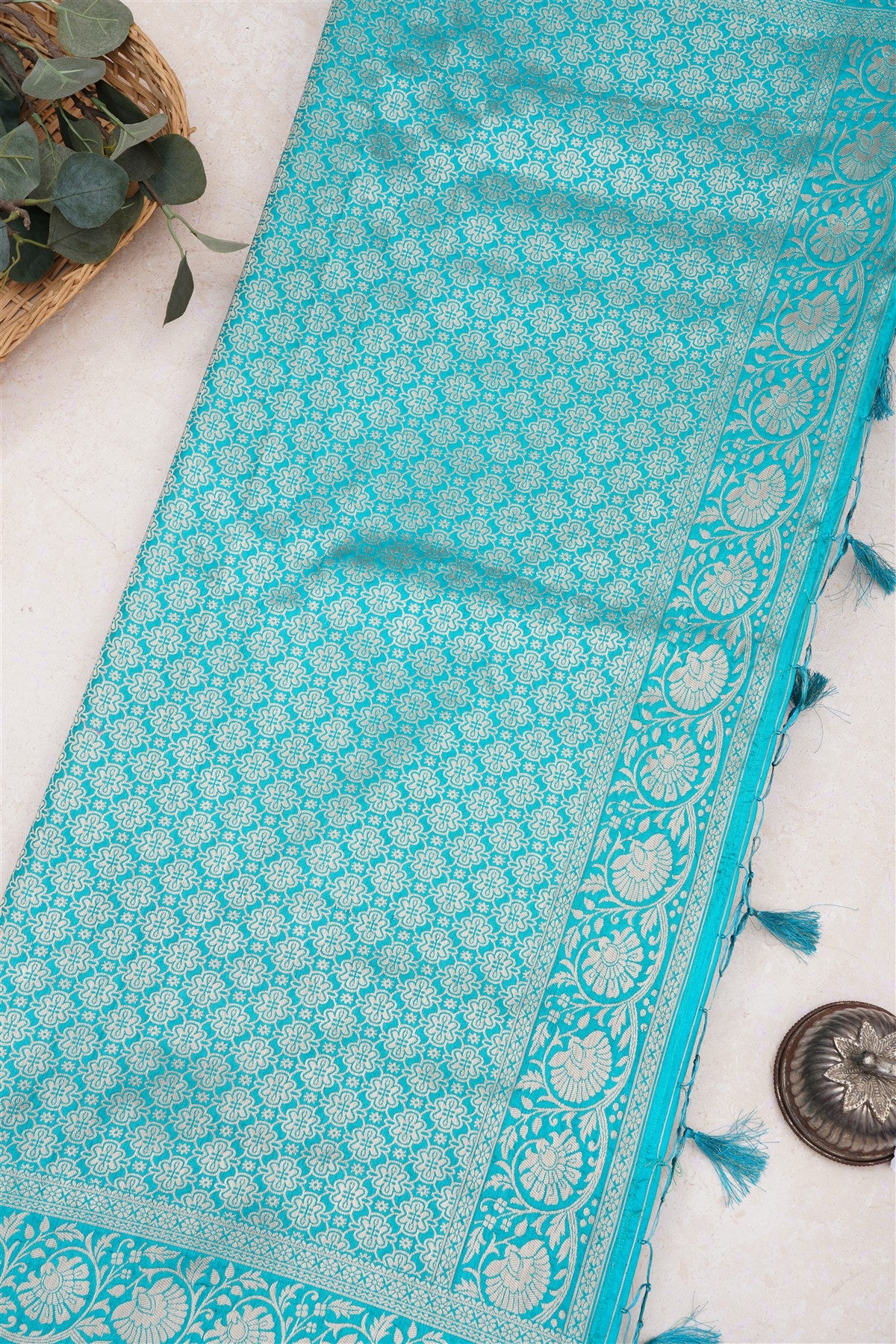 Banarasi Silk Violet Saree