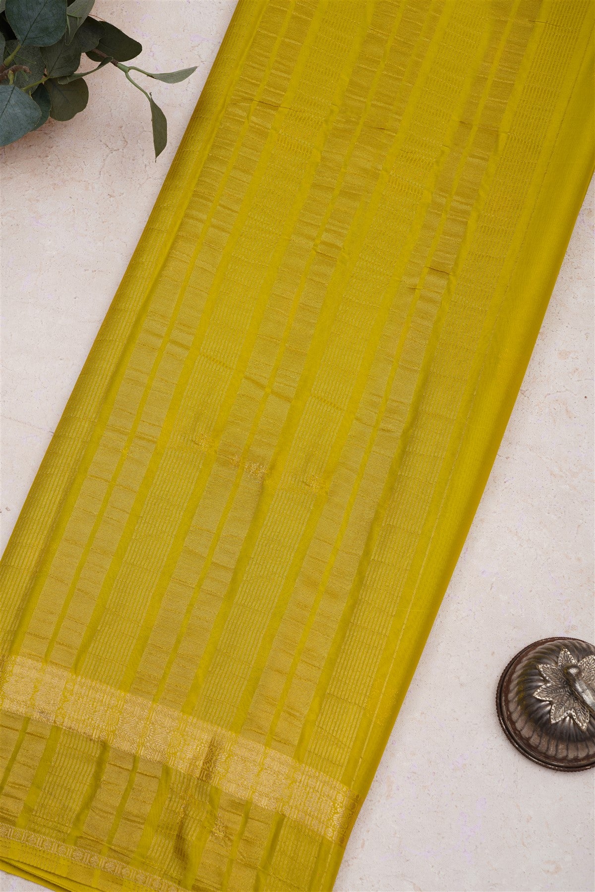 Mysore Crepe Silk Dark Blue Saree