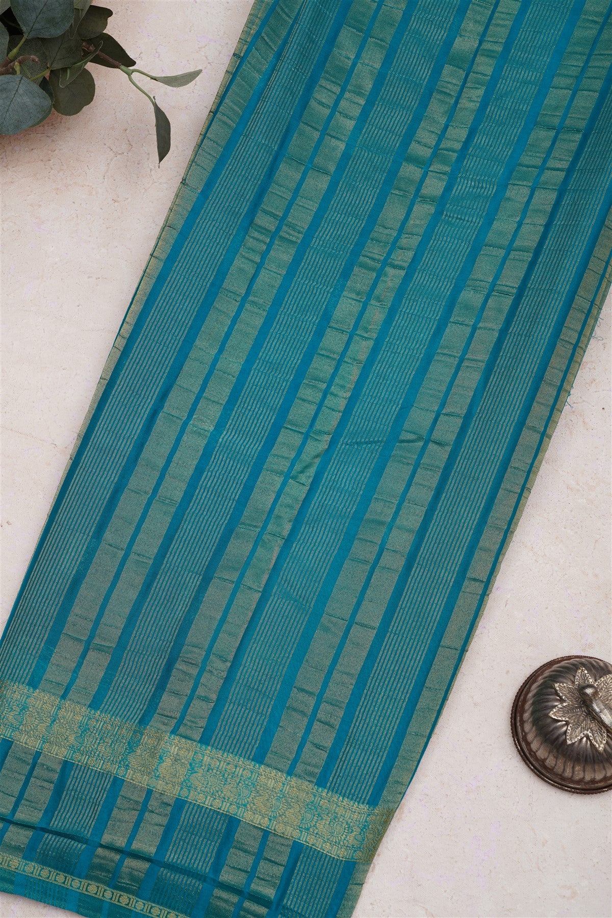 Mysore Crepe Silk Purple Saree