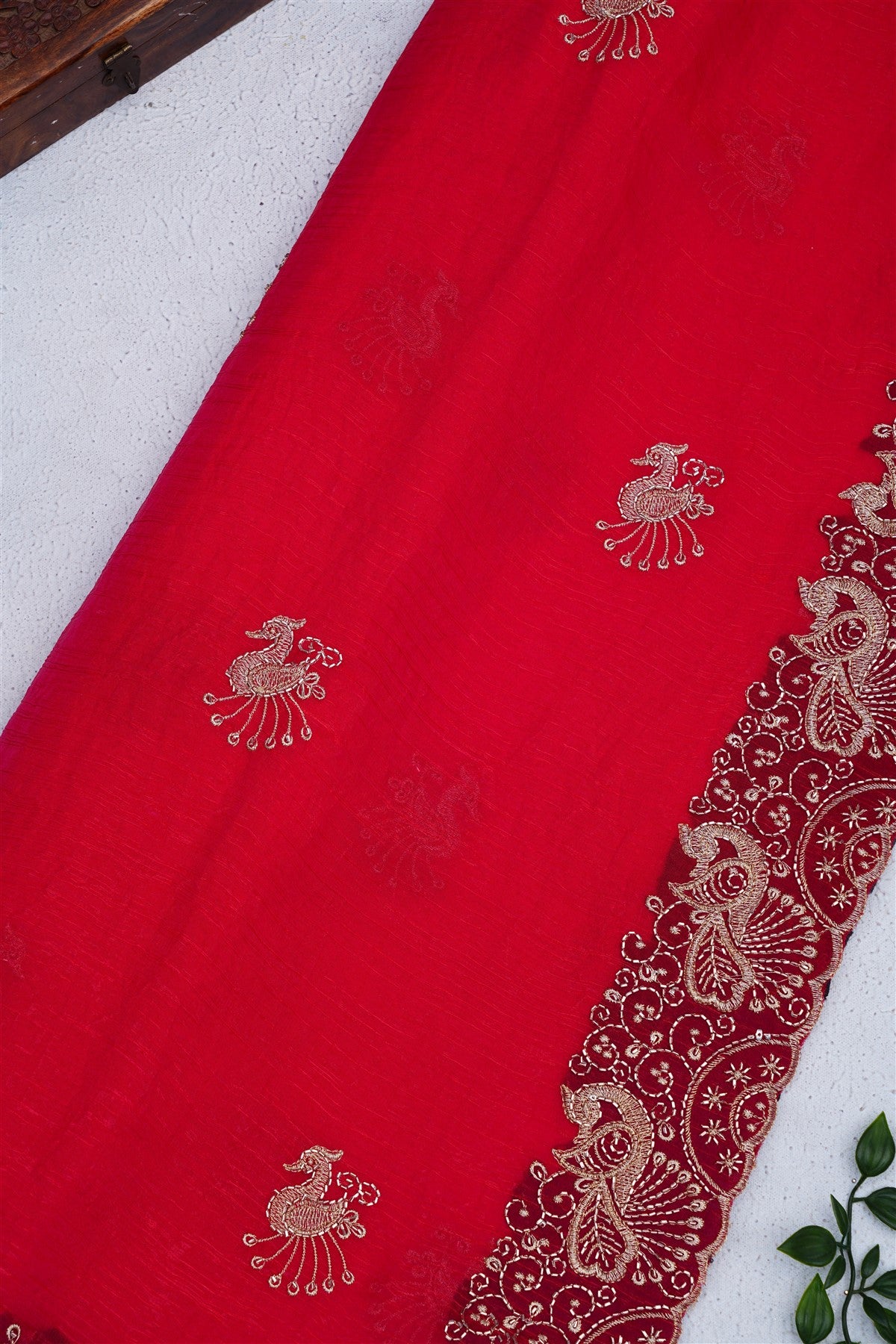 Fancy Space Silk Pink Saree