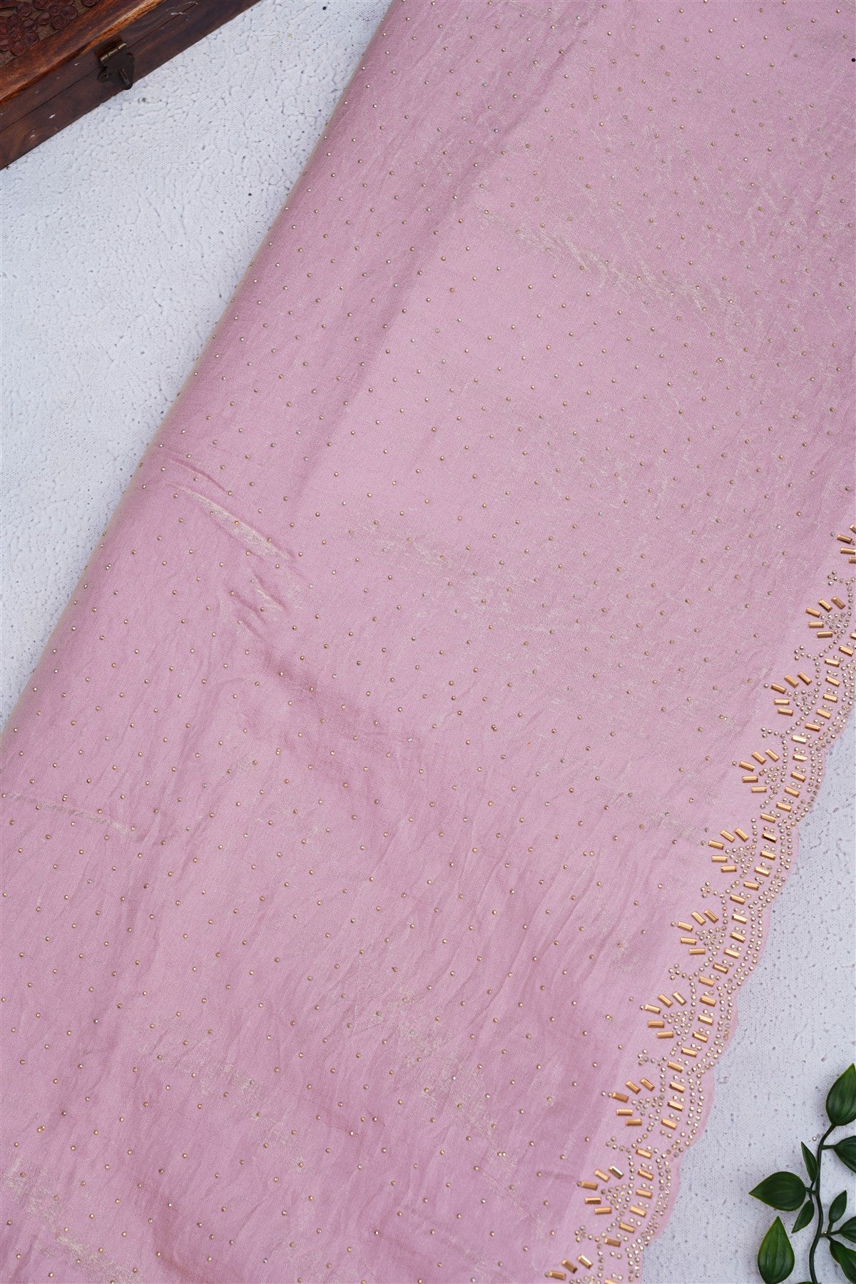 Fancy Space Silk Purple Saree
