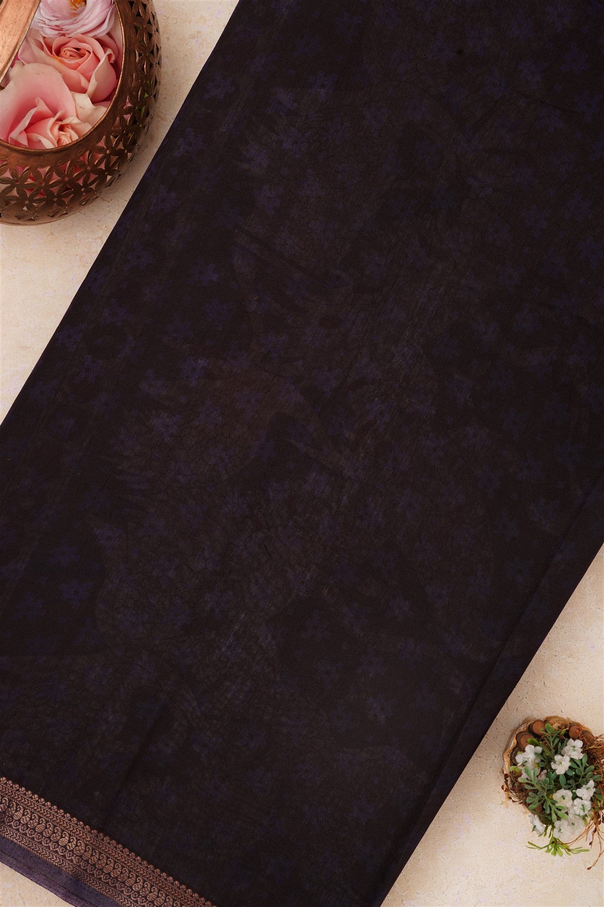 Fancy Maheshwari Silk Mehendi Green Saree
