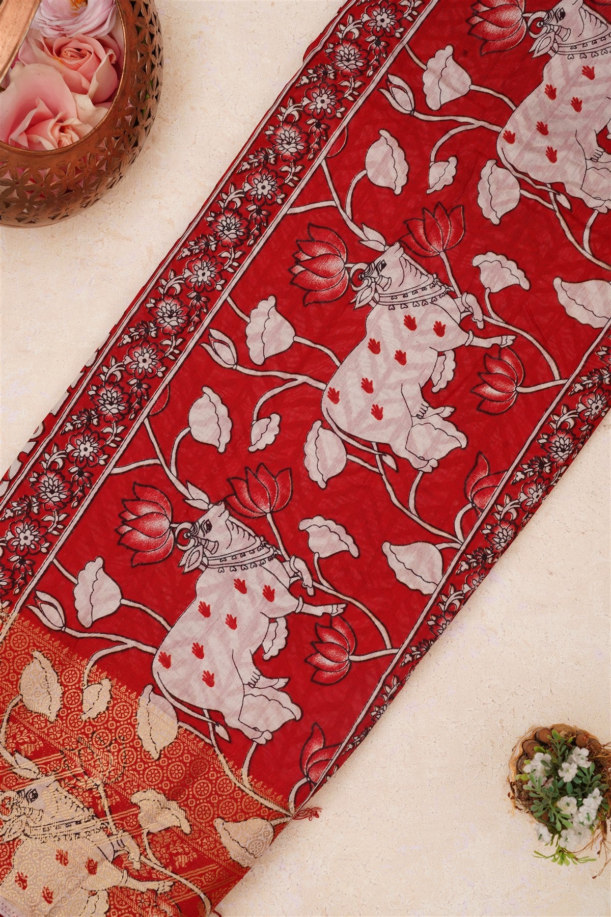 Fancy Maheshwari Silk Black Saree