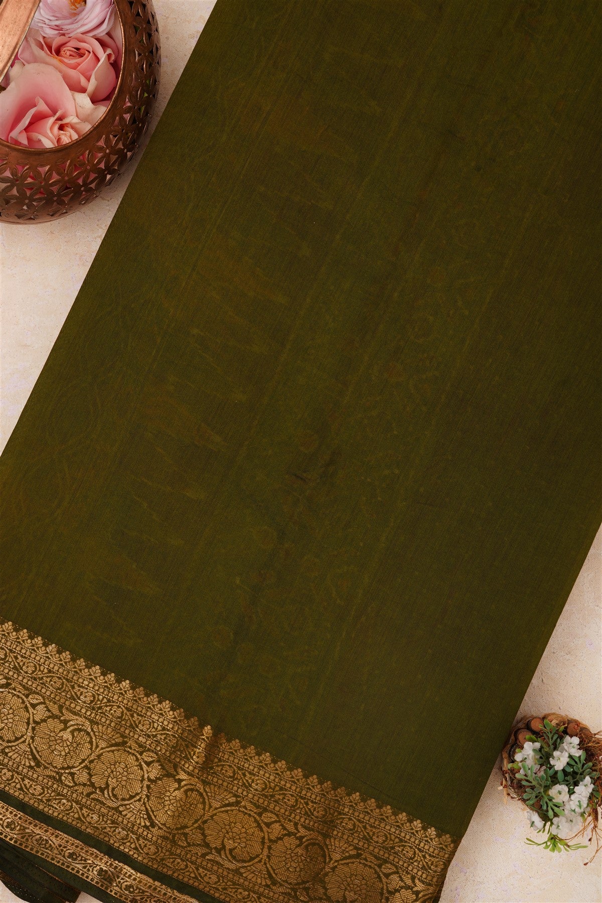 Fancy Maheshwari Silk Purple Saree