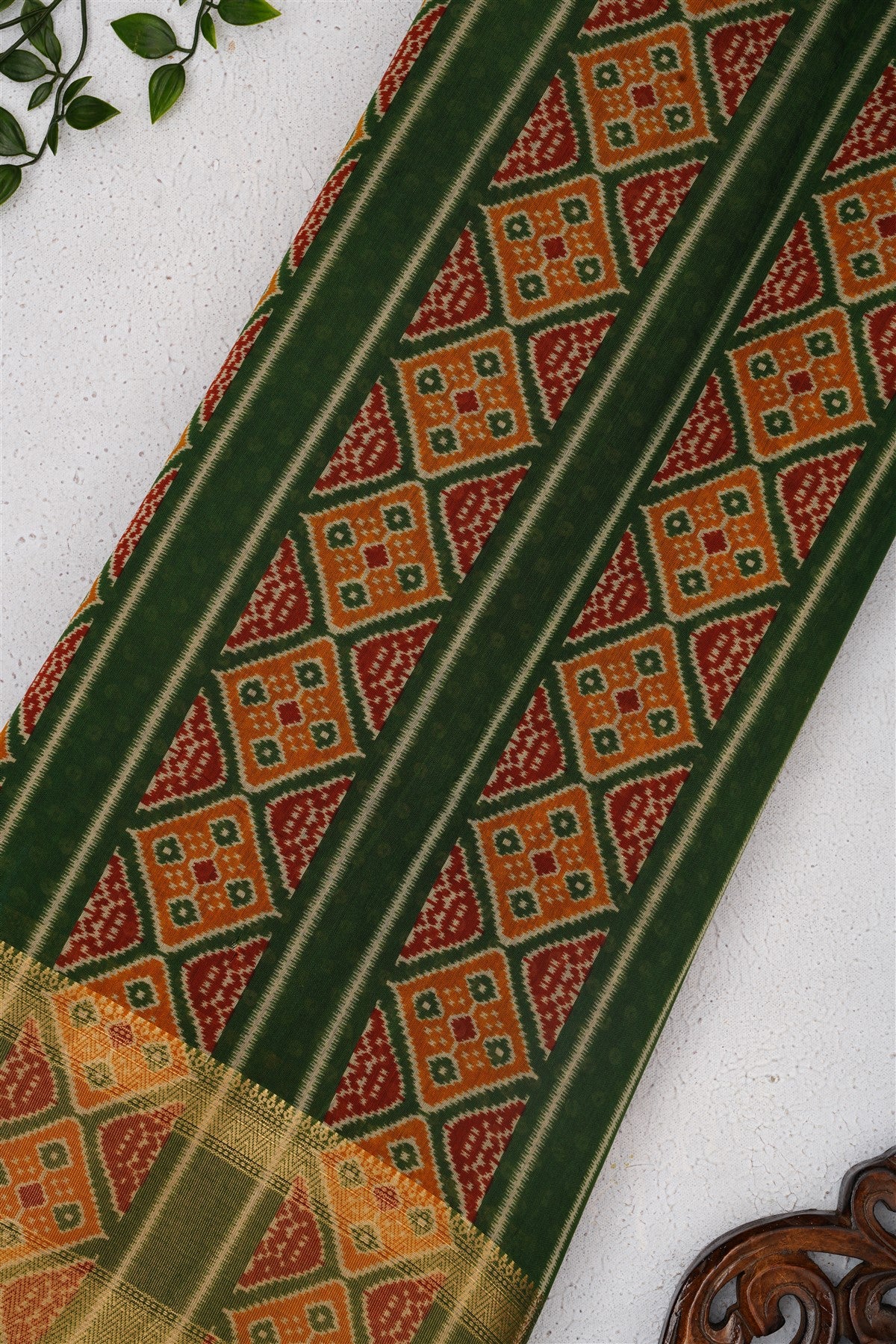 Fancy Maheshwari Silk Maroon Saree