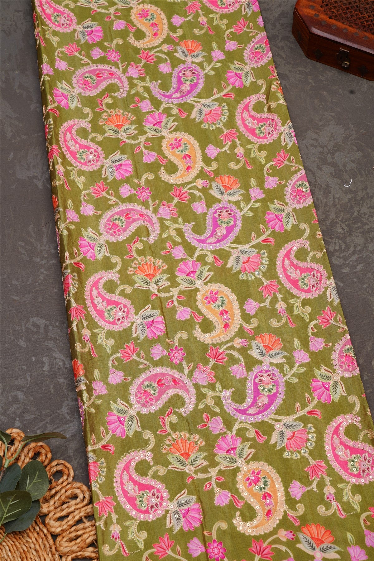 Banarasi Brocade Pink Saree