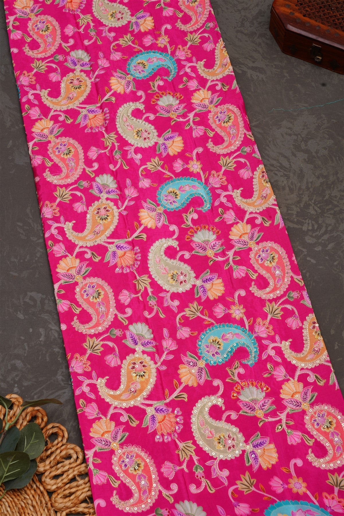Banarasi Brocade Sea Green Saree