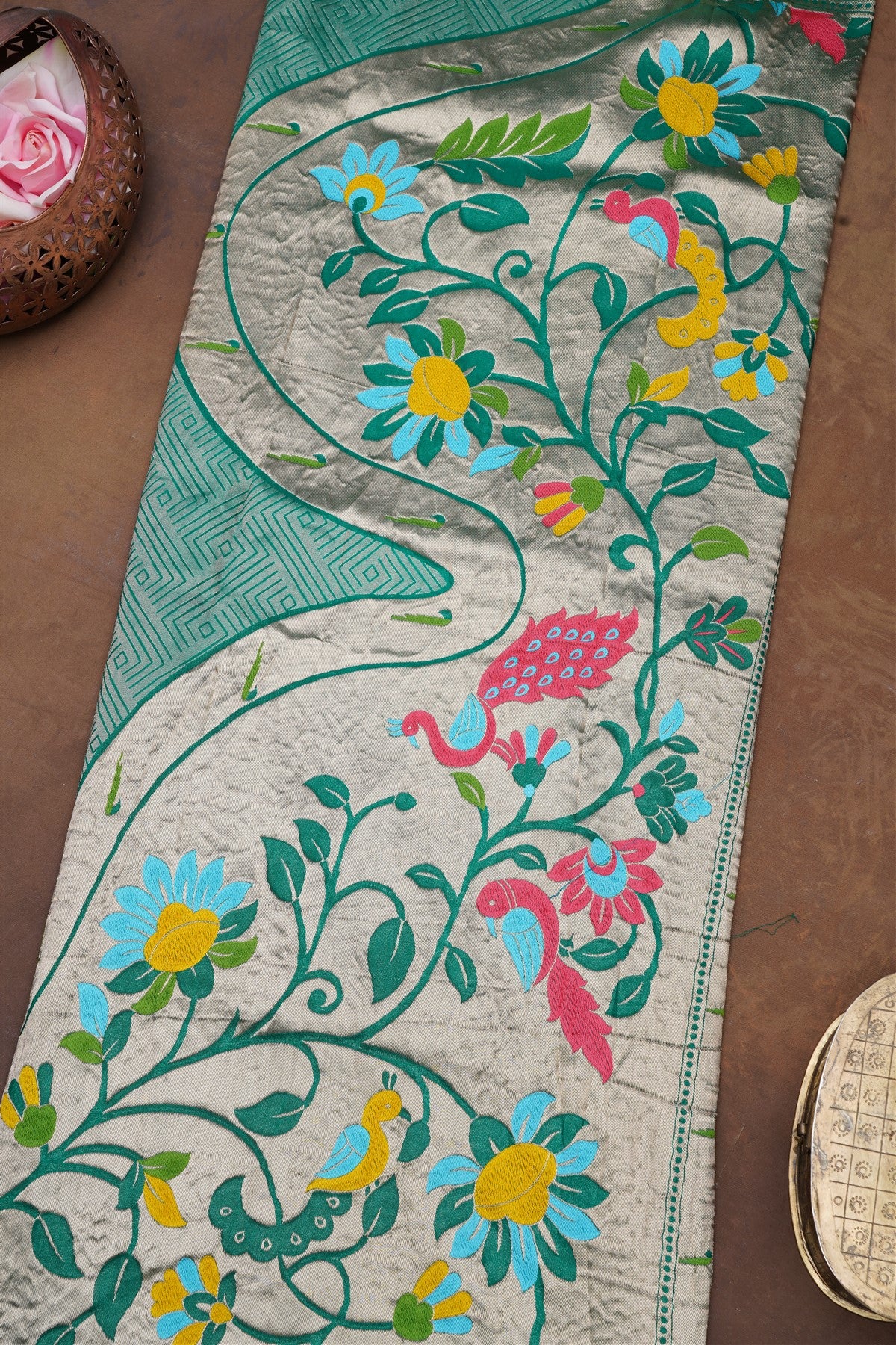 Banarasi Silk Green Saree