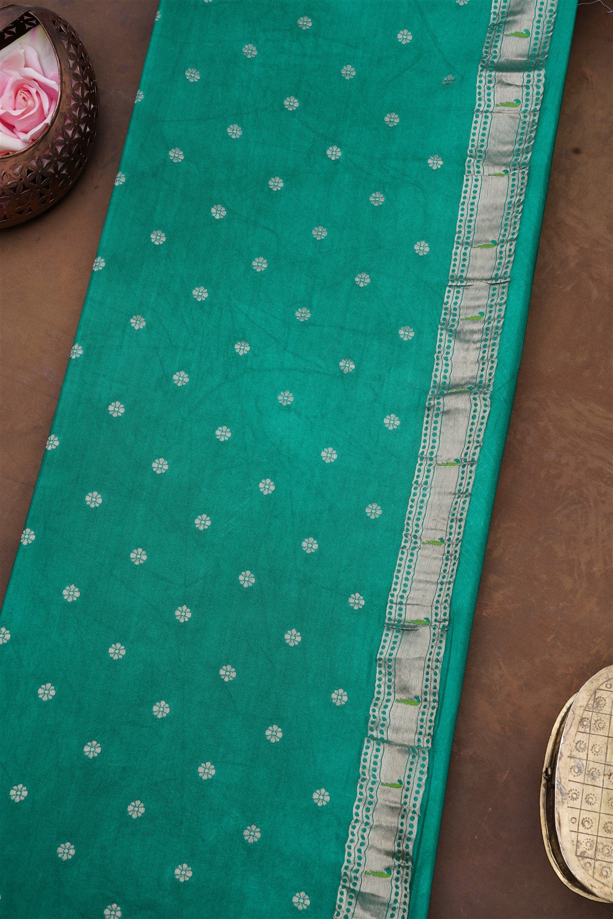 Banarasi Silk Green Saree