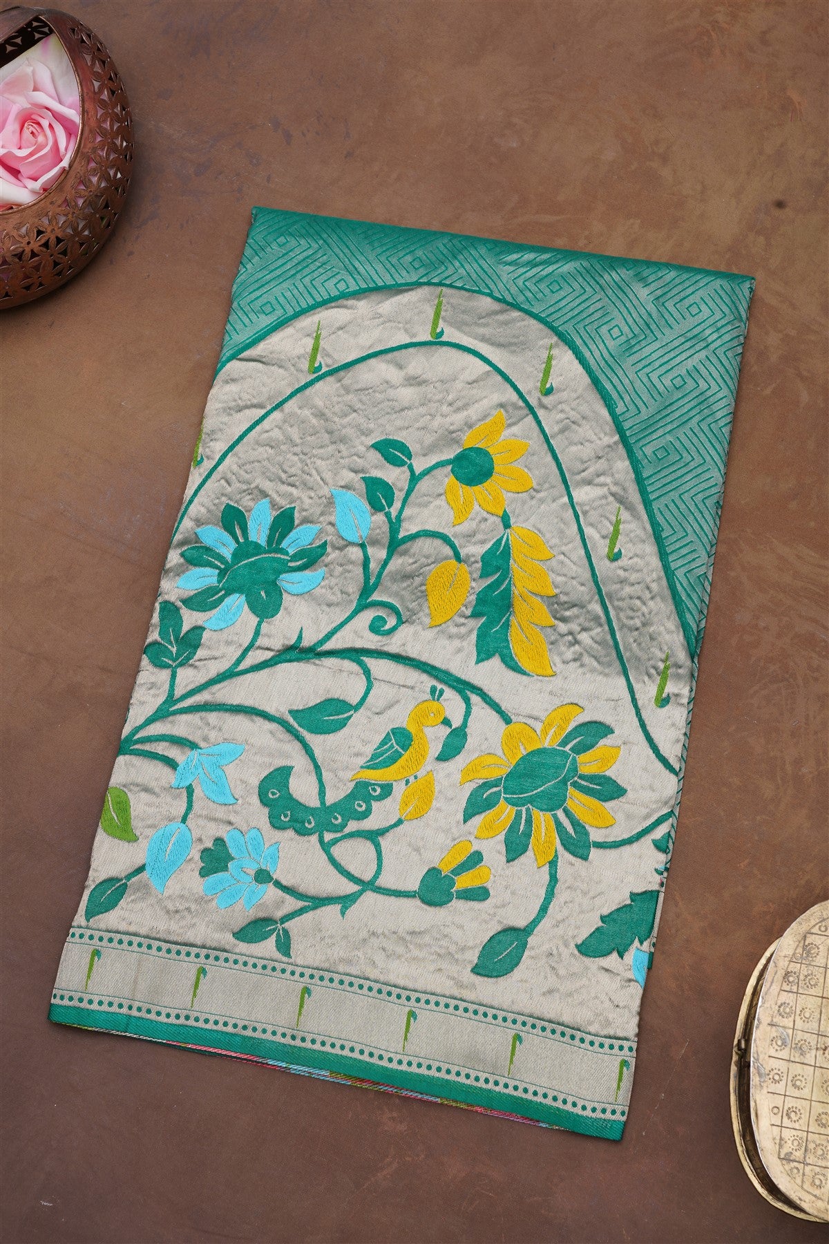 Banarasi Silk Green Saree