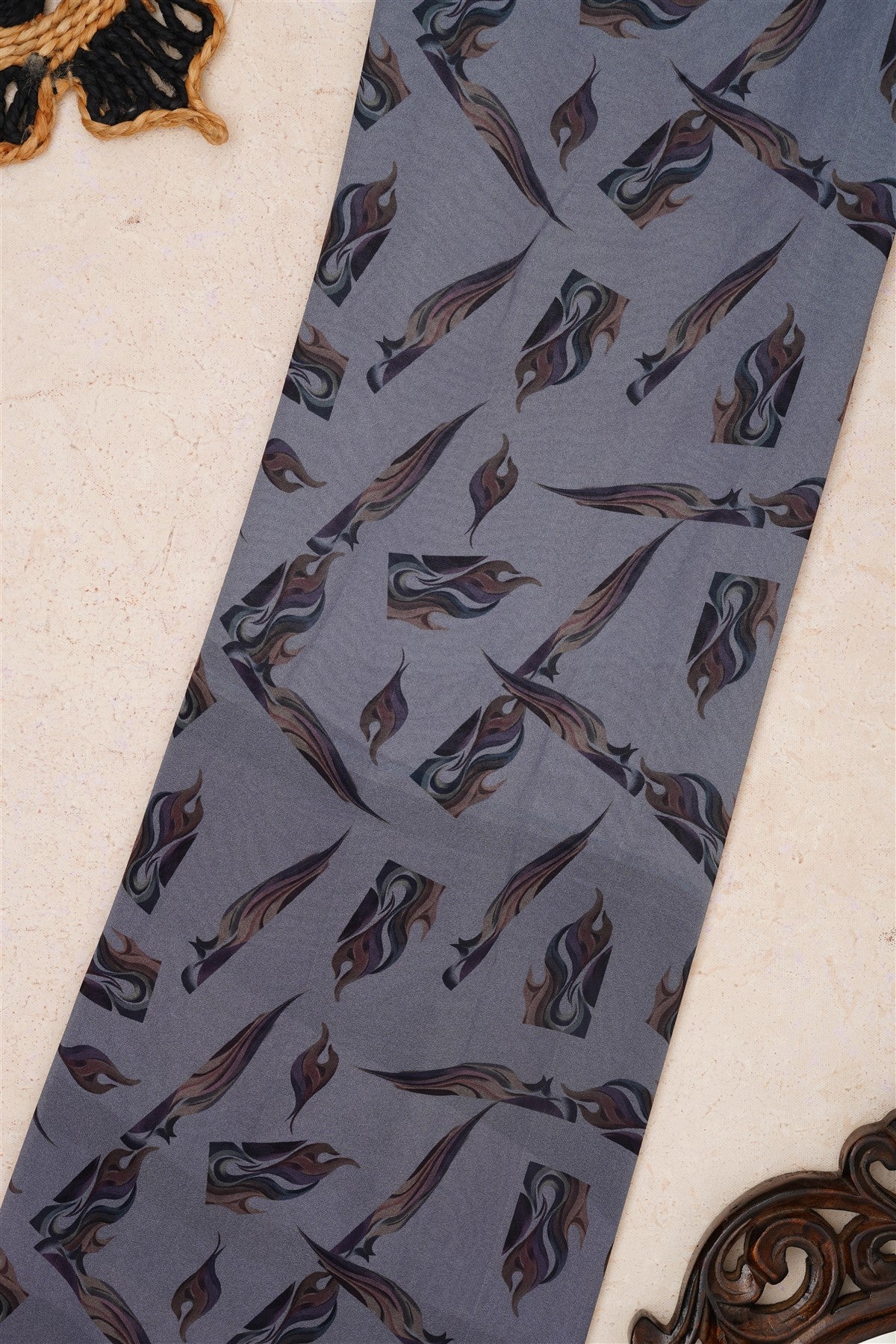 Fancy Georgette Grey Saree