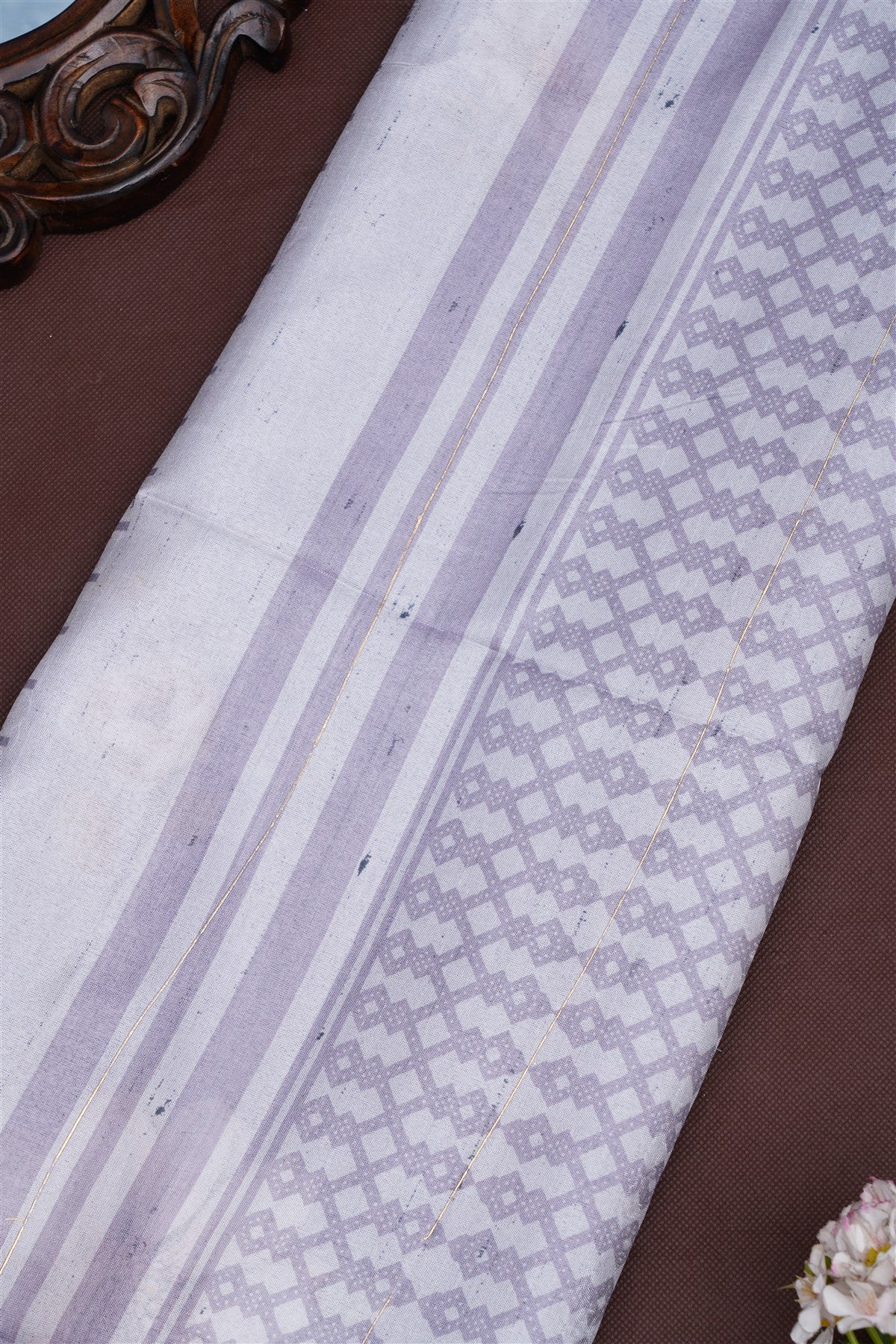 Bhagalpur Silk Blend Grey Saree
