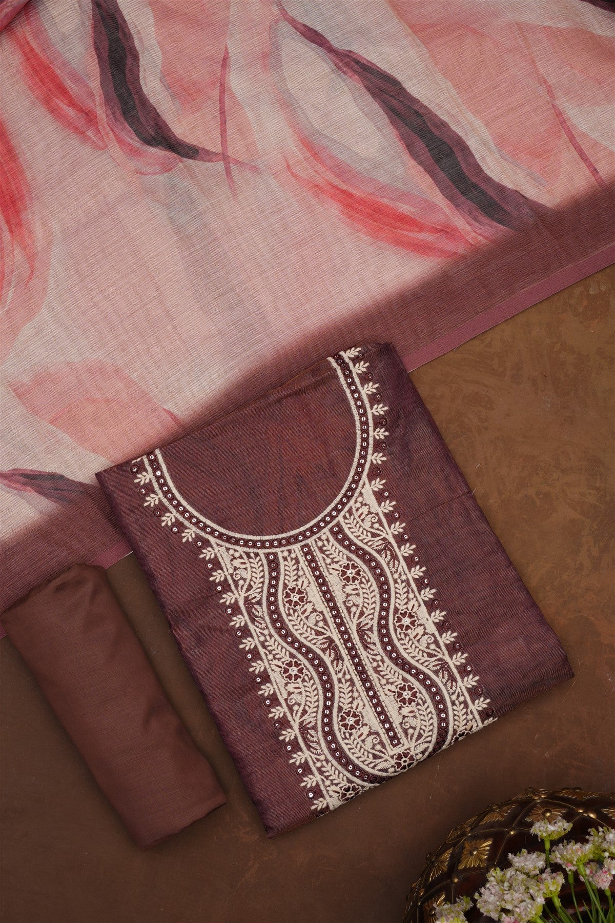 Tissue Silk Dressmaterials
