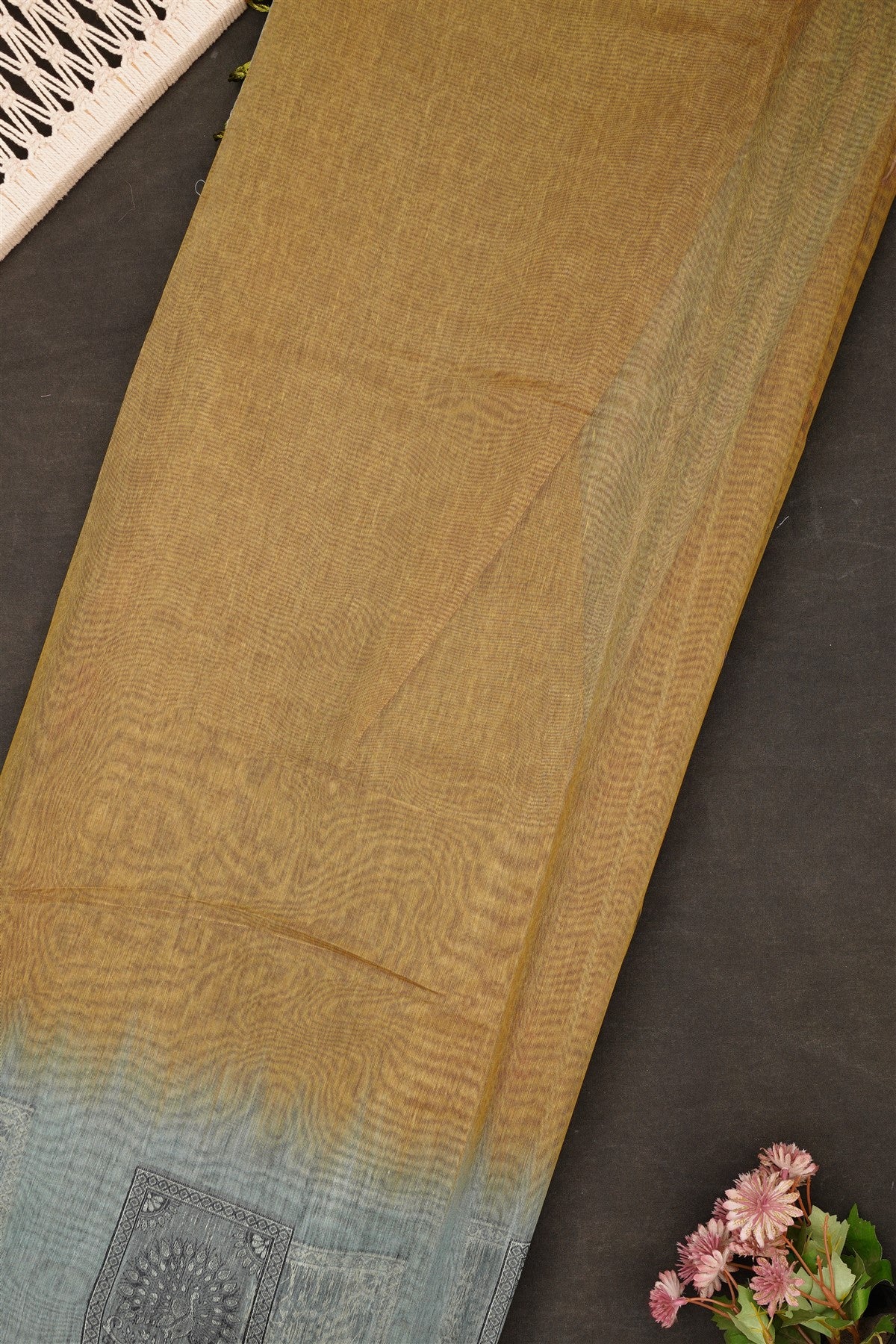 Fancy Bhagalpuri Silk Light Green Saree