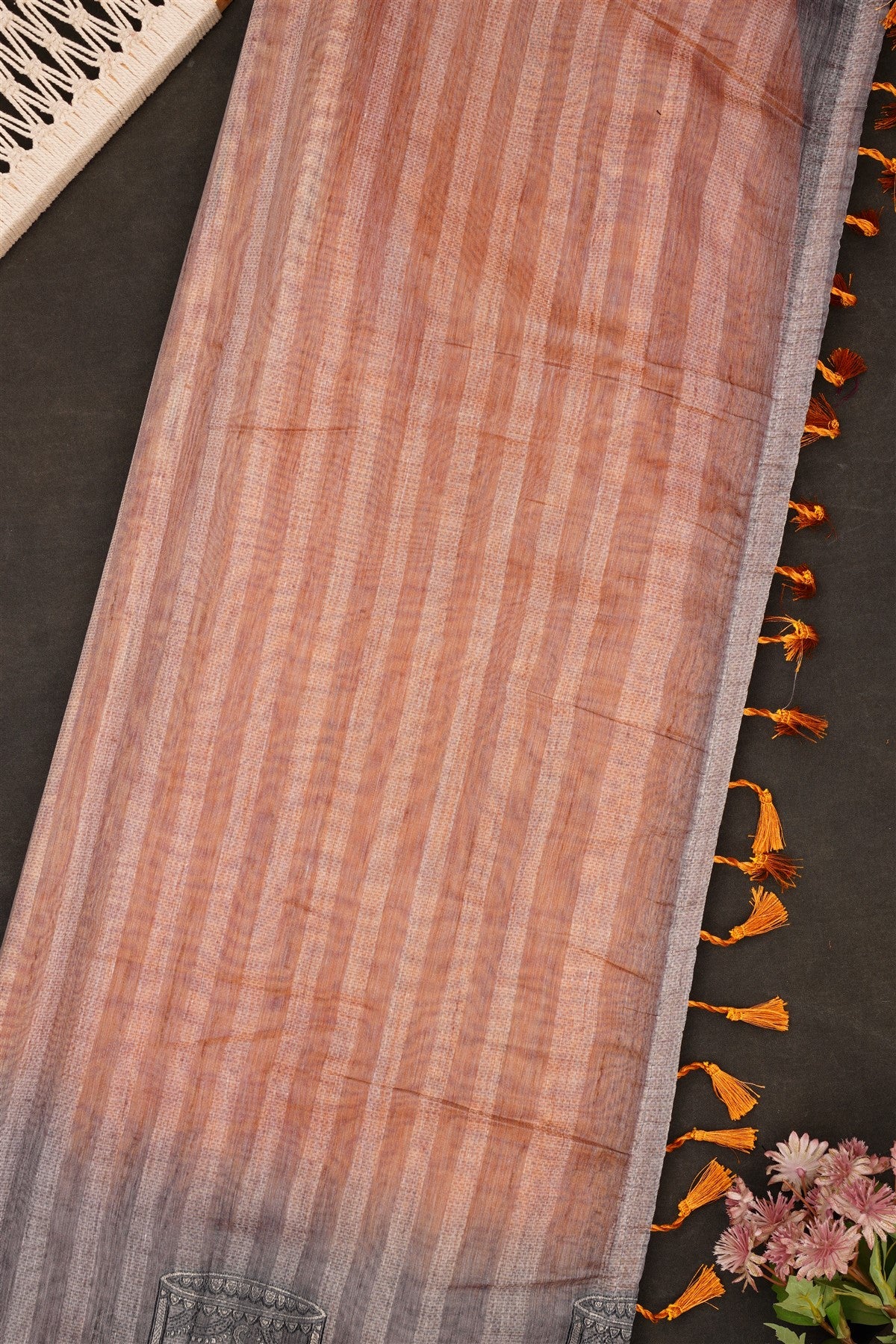 Fancy Bhagalpuri Silk Yellow Saree