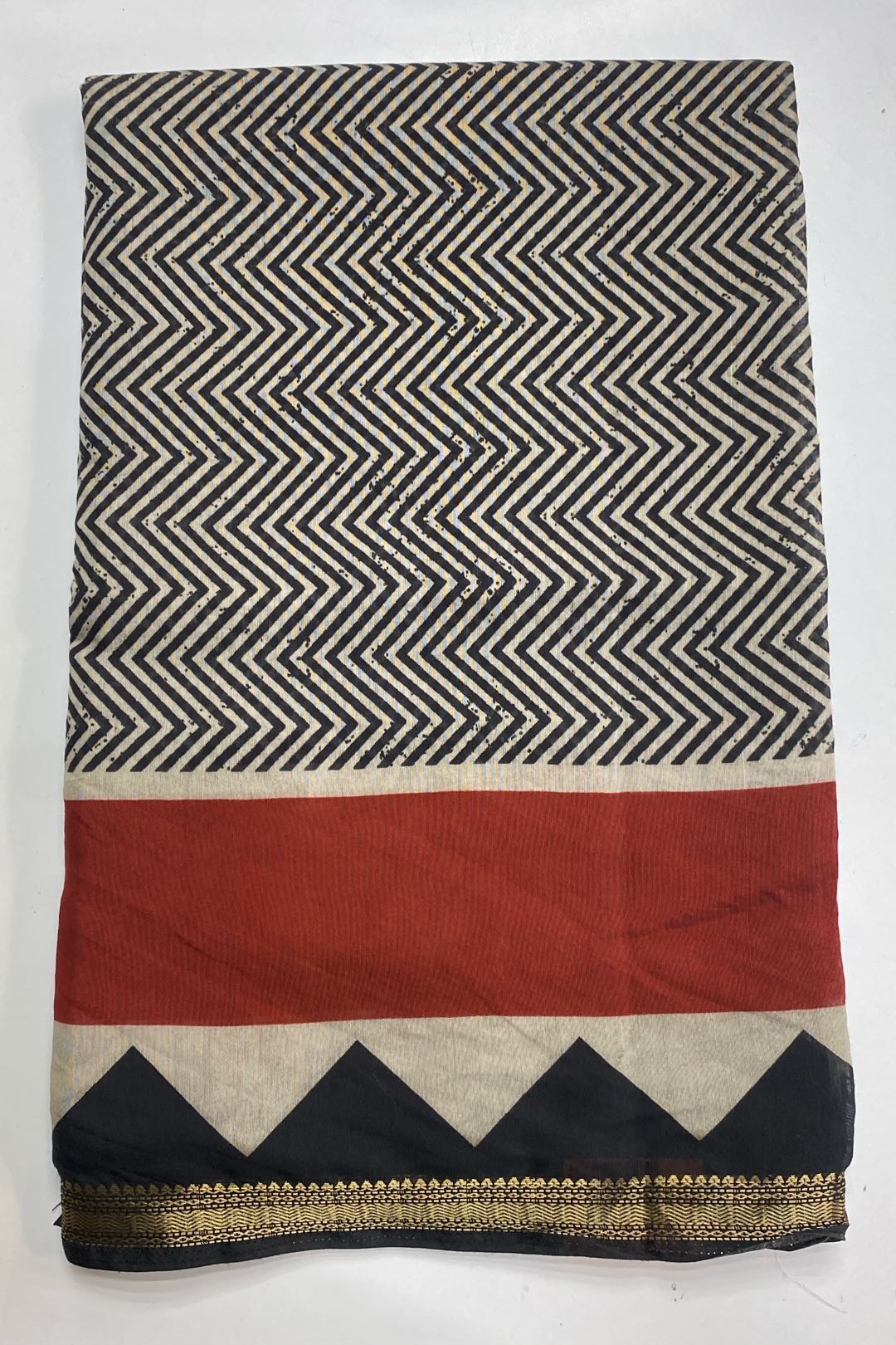 Venkatagiri Silk Maroon Saree