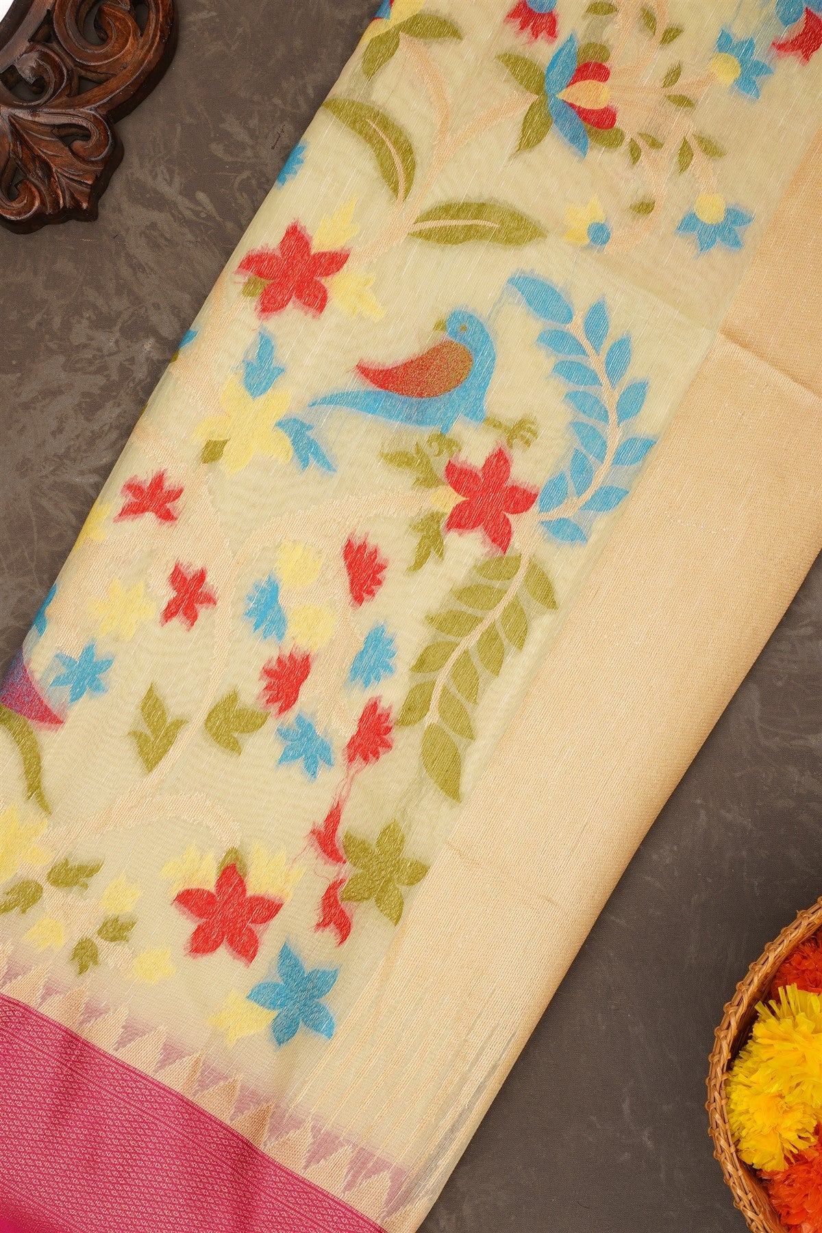 Fancy Silk Light Green Saree