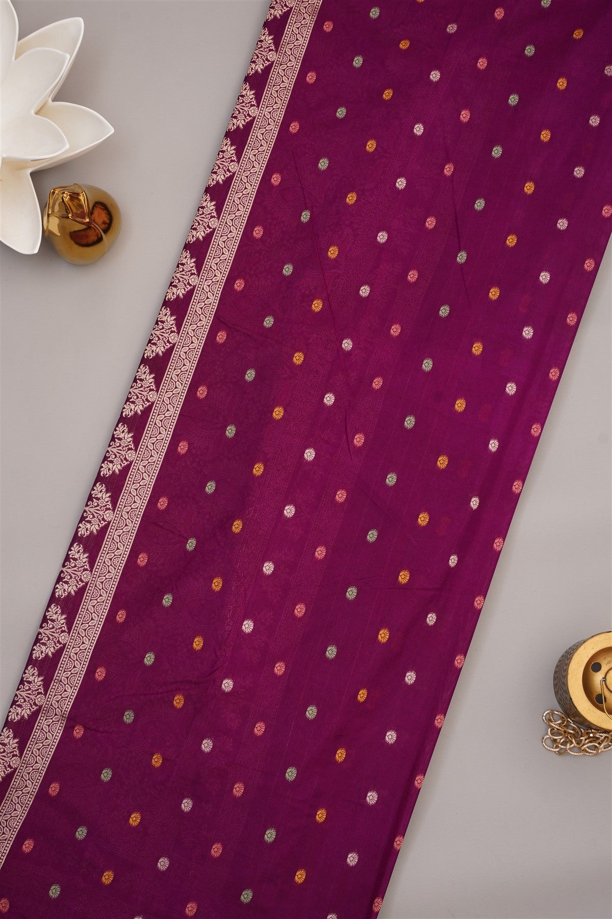 Banarasi Warm Silk Blue Saree