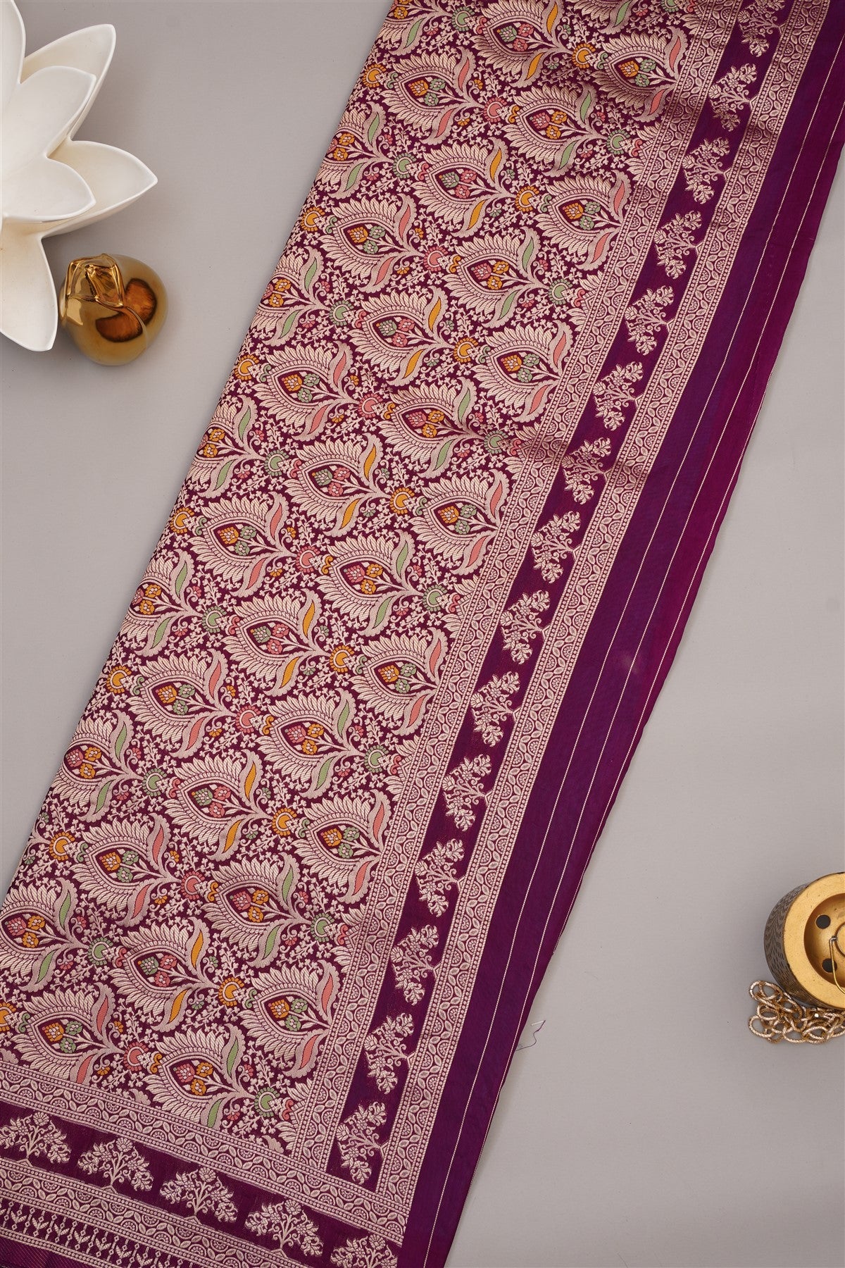 Banarasi Warm Silk Blue Saree
