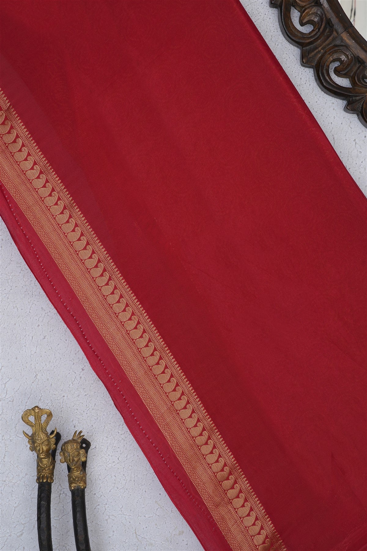 Banarasi Mashru Dark Blue Saree