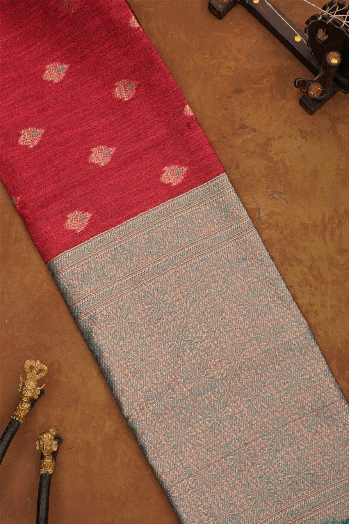 Fancy Linen Dusty Pink Saree