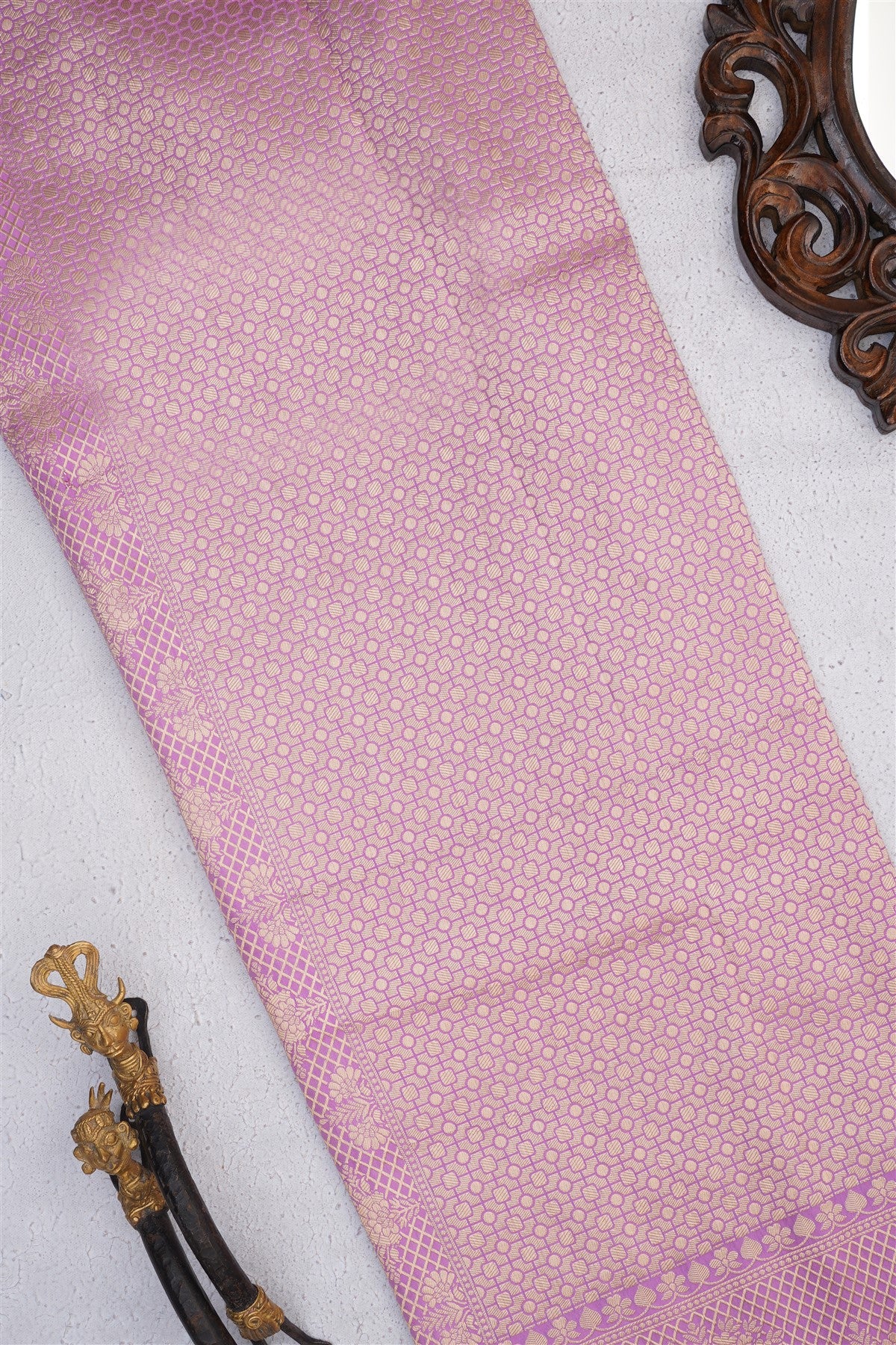 Banarasi Soft Silk Navy Blue Saree