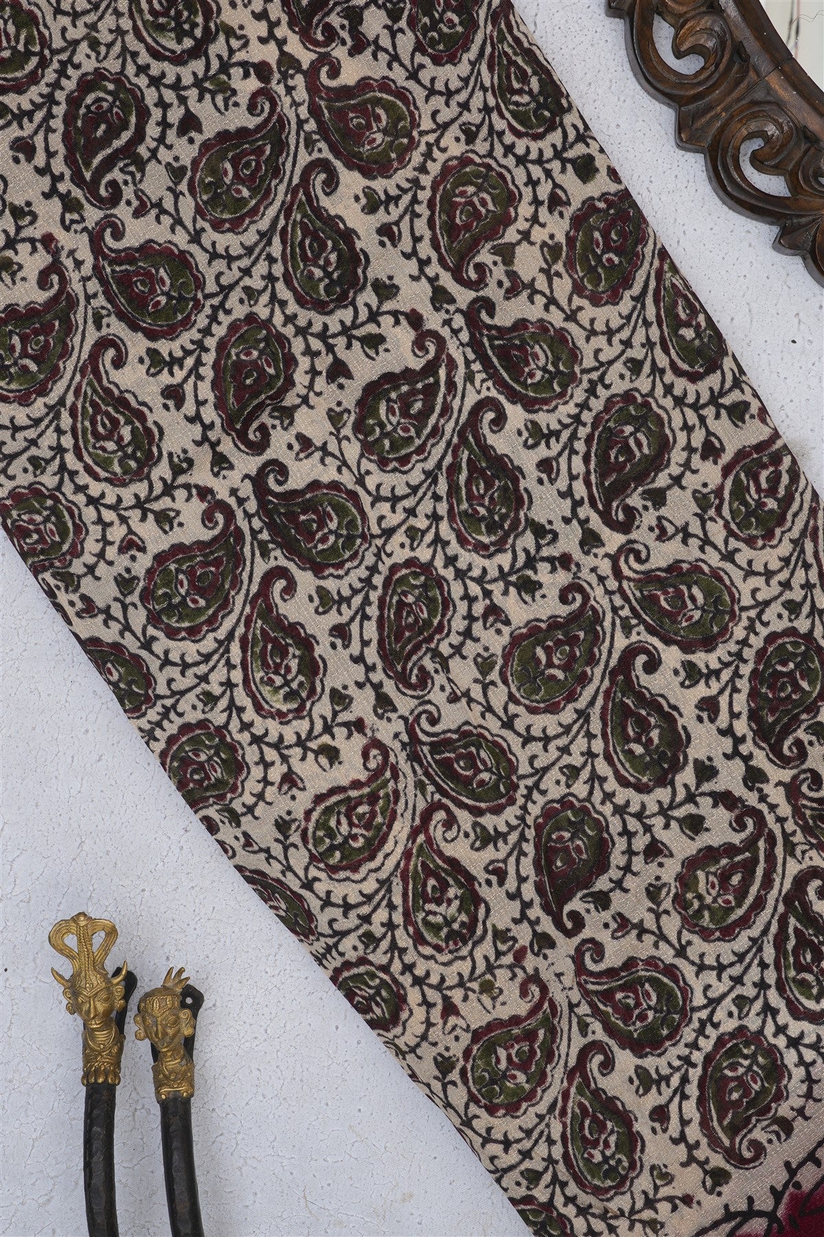 Fancy Khadi Dark Purple Saree
