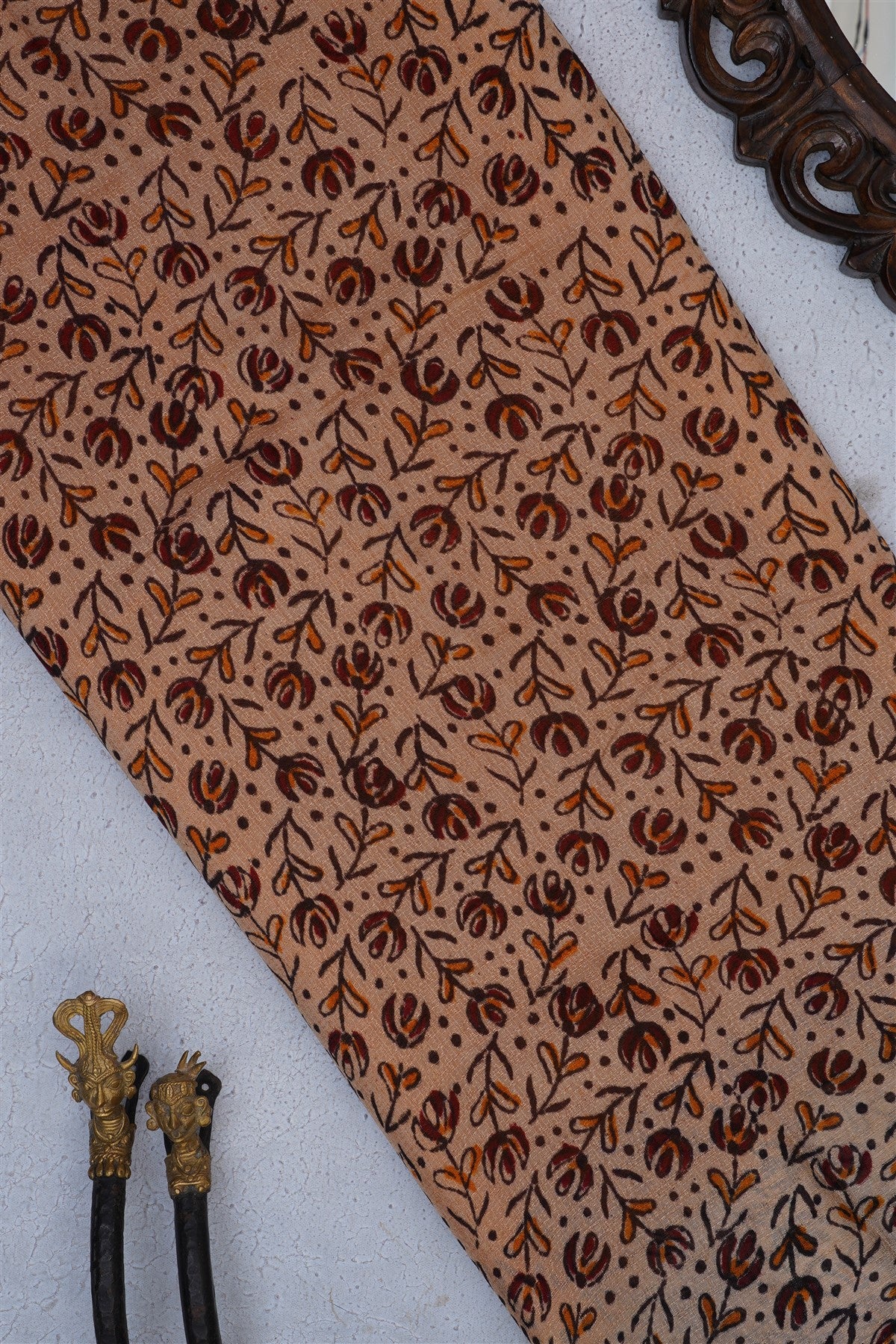Fancy Khadi Mustard Saree