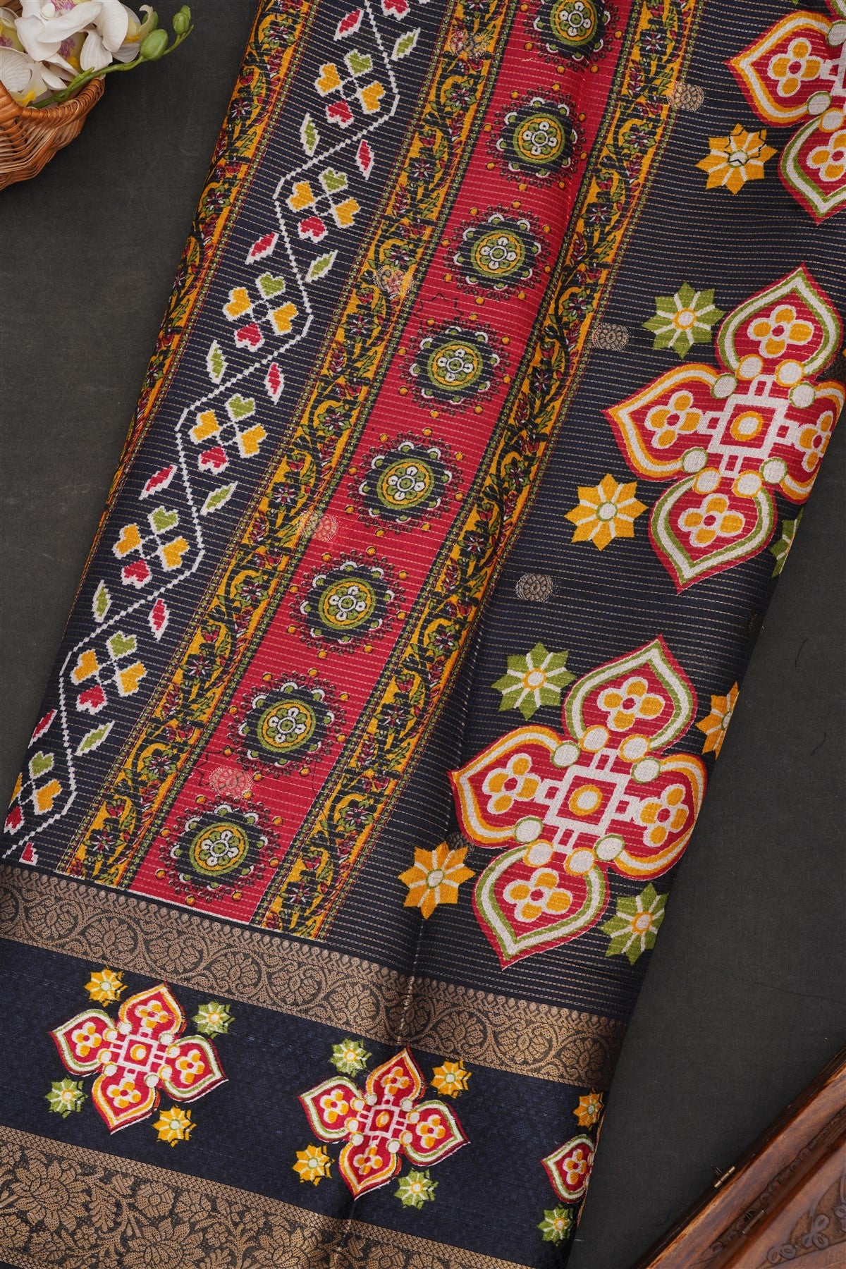 Fancy Art Silk  Maroon Saree
