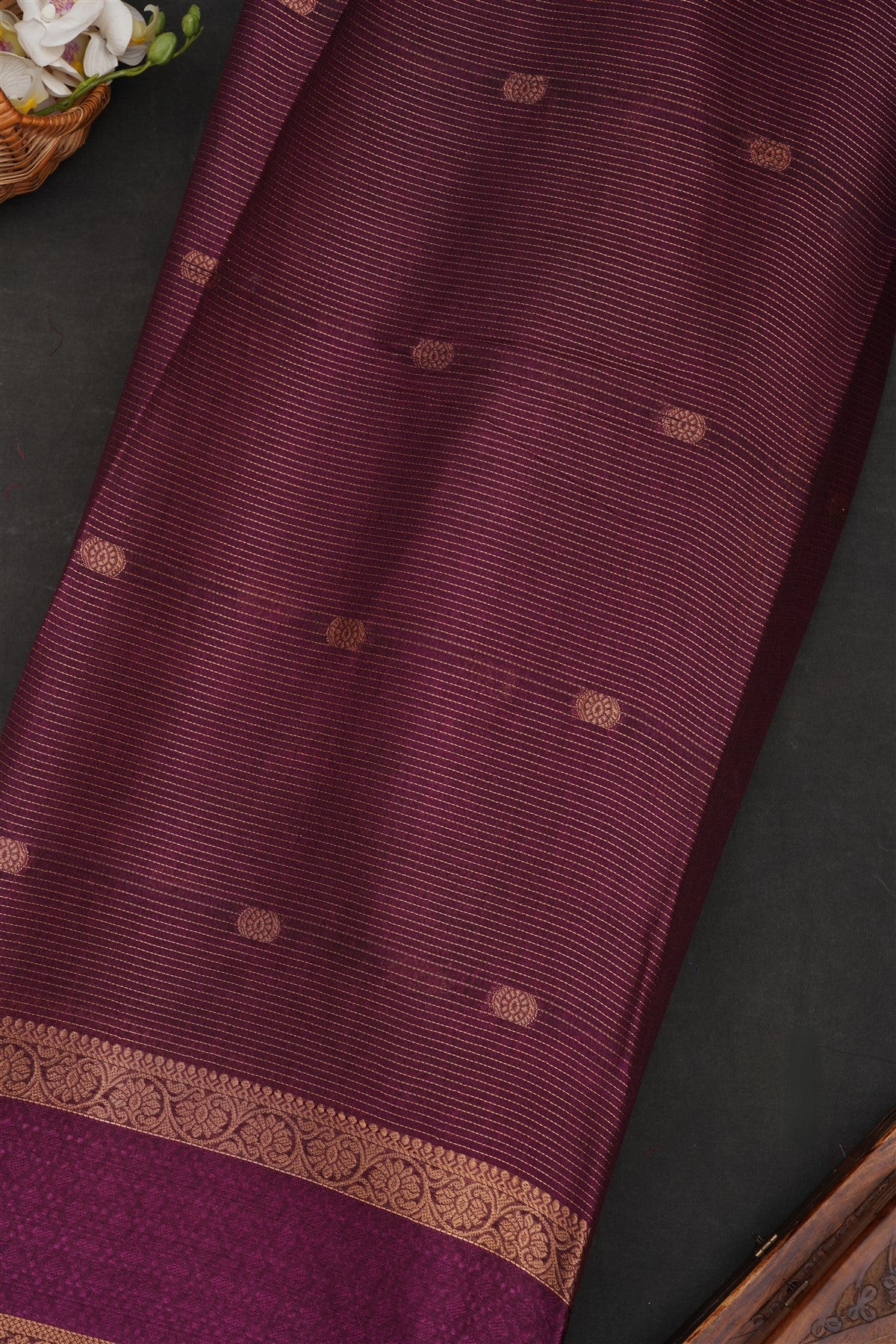 Fancy Art Silk  Navy Blue Saree
