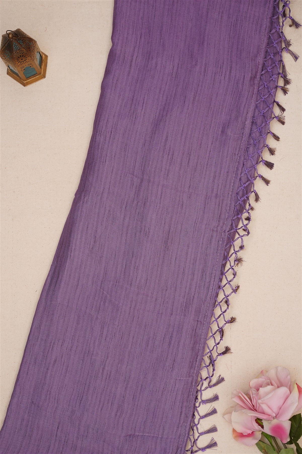 Fancy Chiffon Lavender Saree