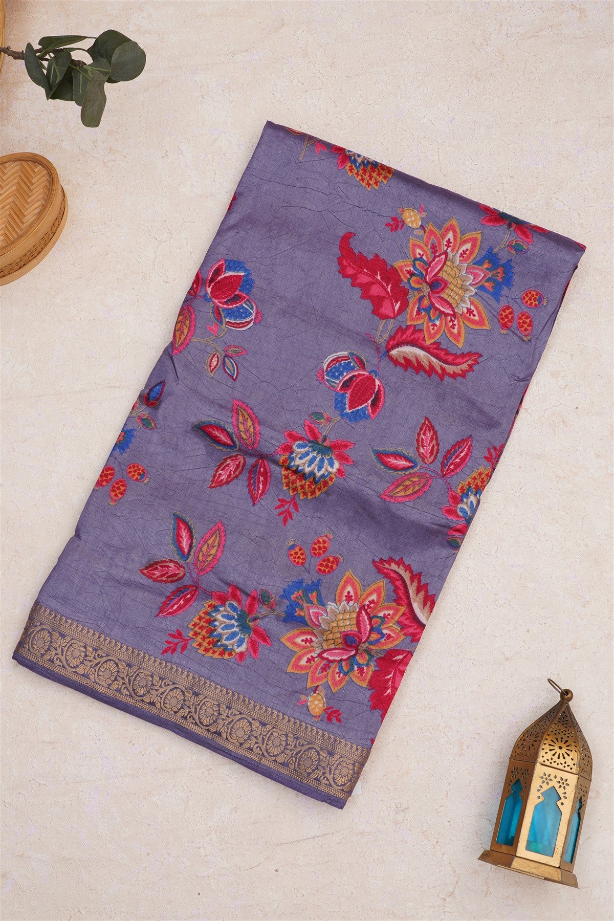 Fancy Art Silk  Light Lavender Saree