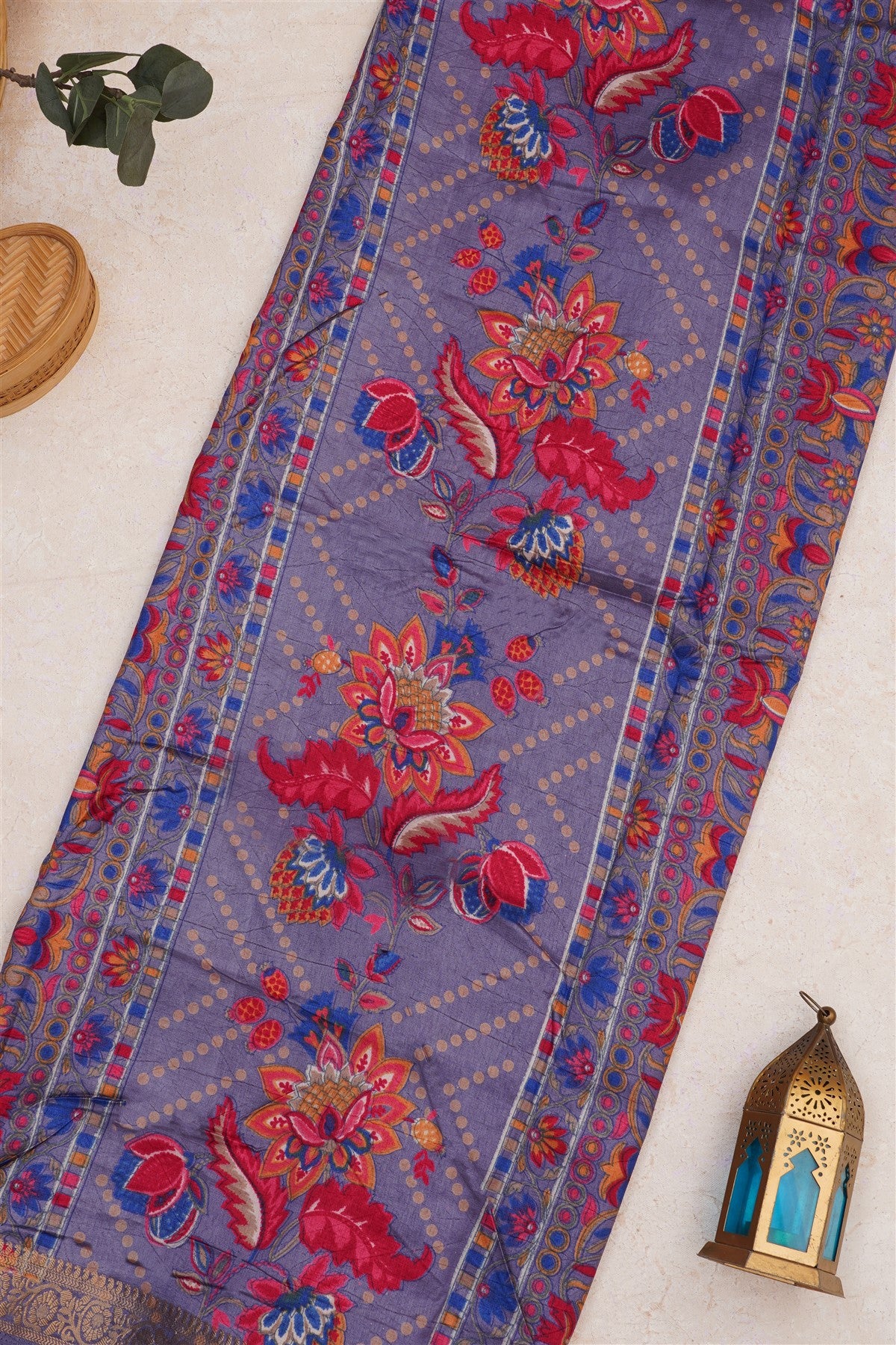 Fancy Art Silk  Light Lavender Saree
