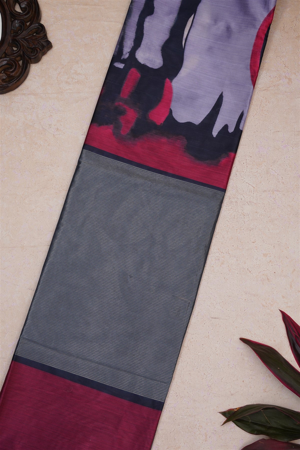 Fancy Soft Silk Light Lavender Saree