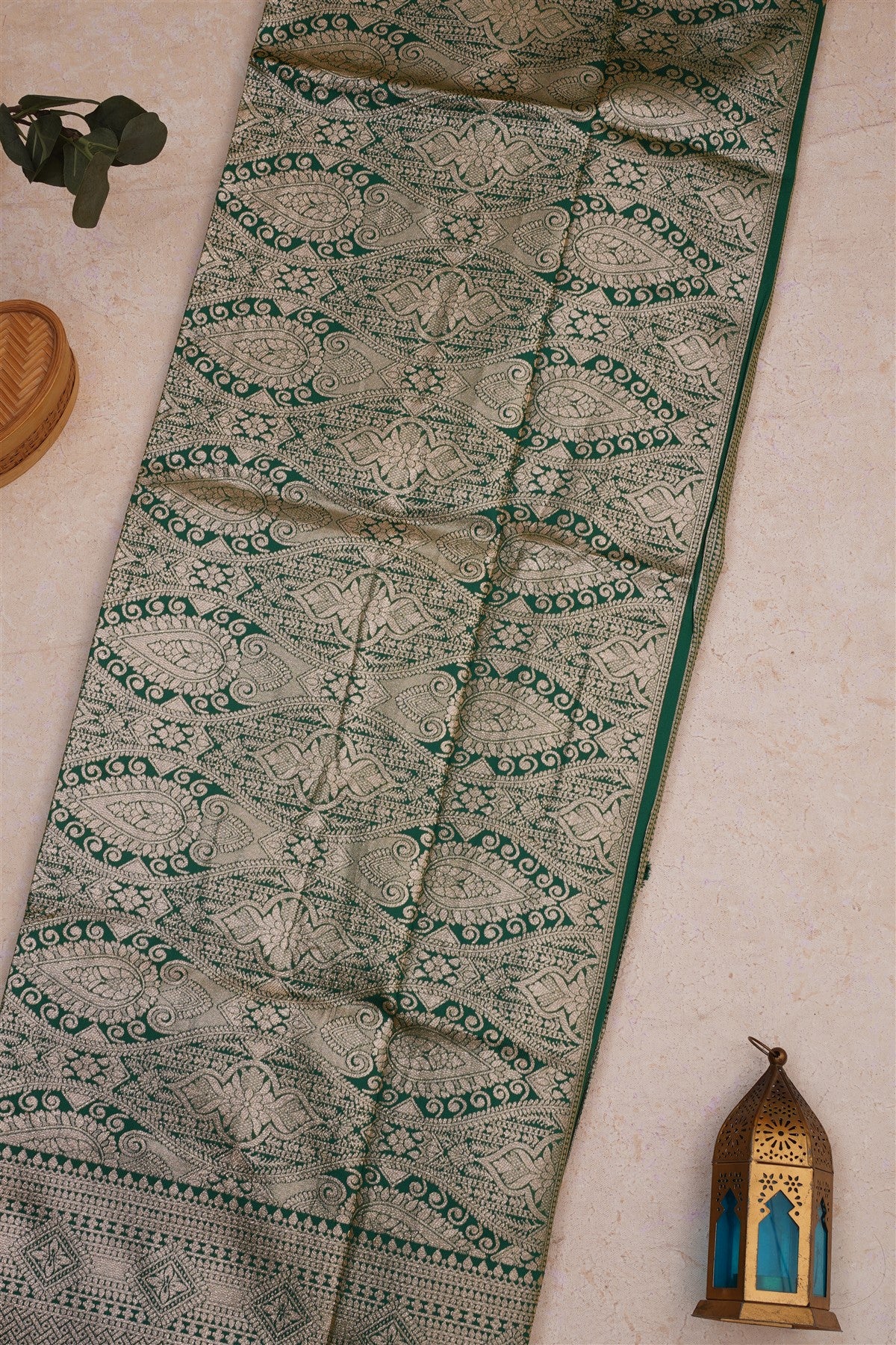 Banarasi Soft Silk Light Green Saree