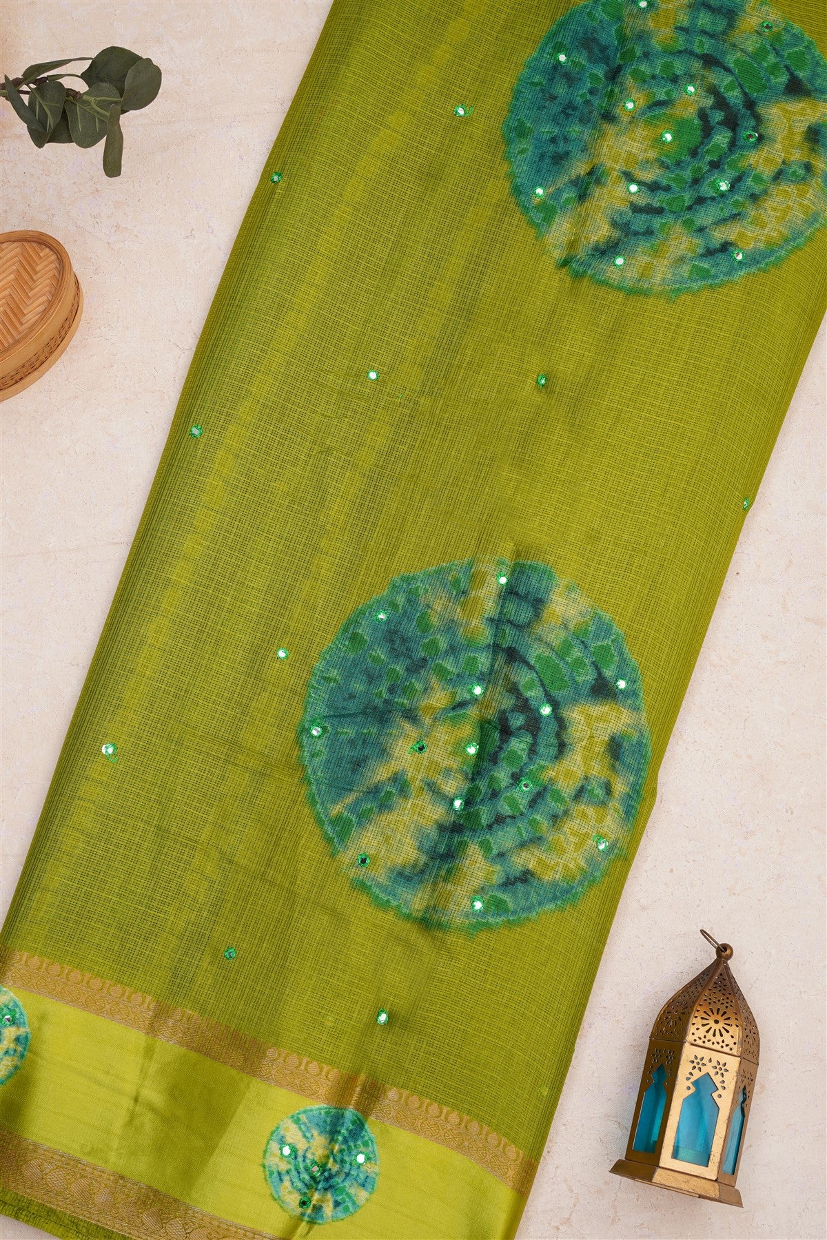 Fancy Kota Green Saree