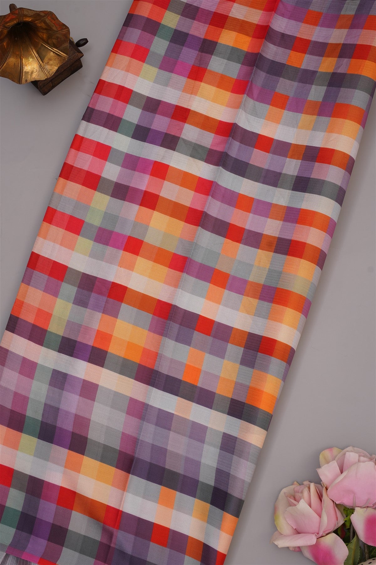 Kota Silk Kota Cream Saree