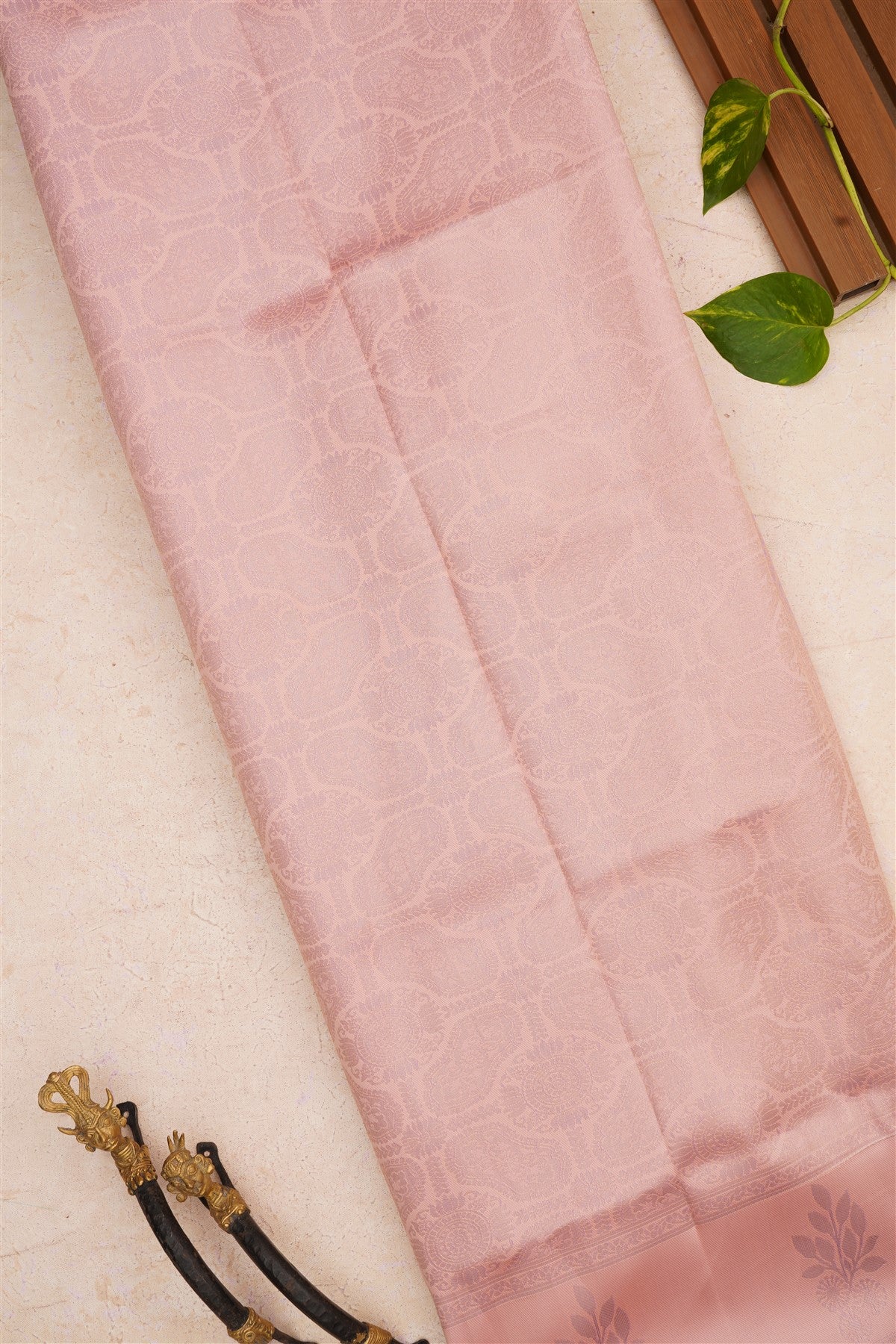 Semi Pattu Silk Blend Lavander Saree