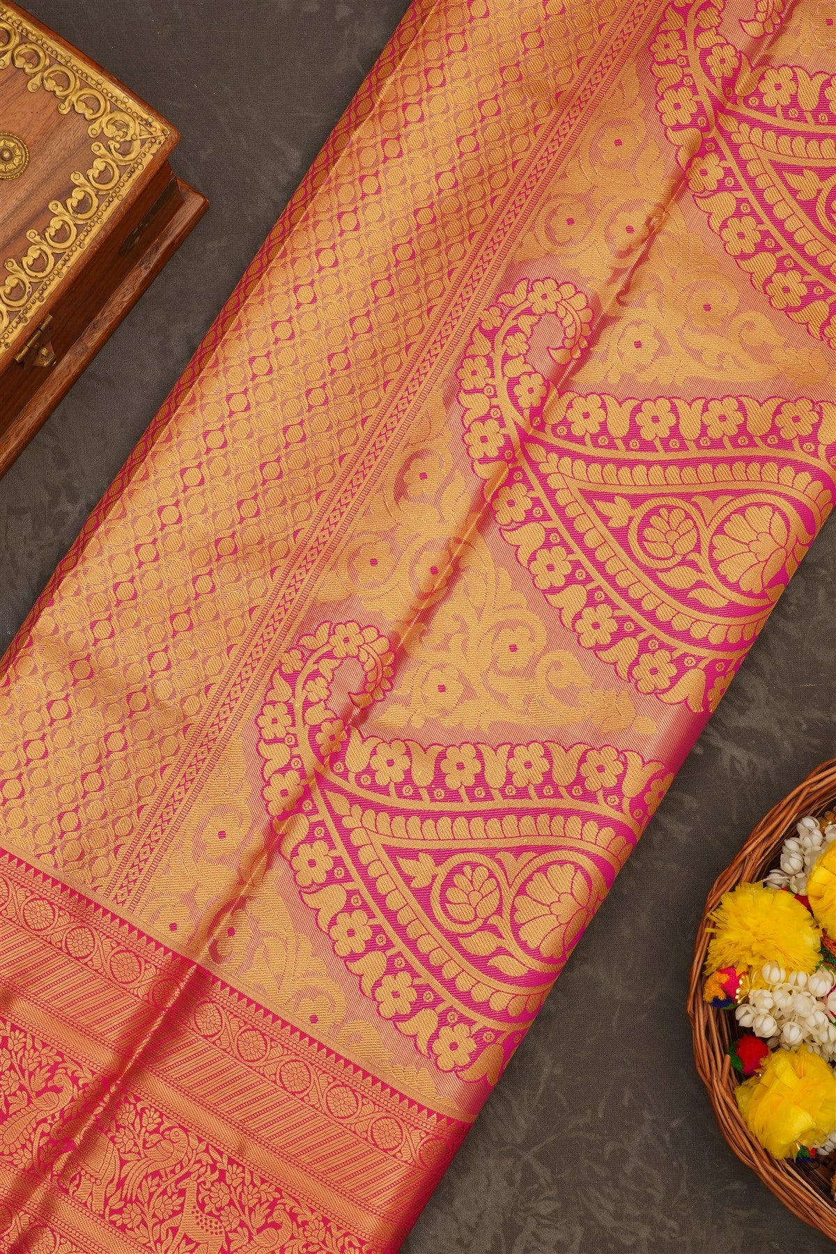 Semi Kanchipuram Tissue Silk 0 Saree